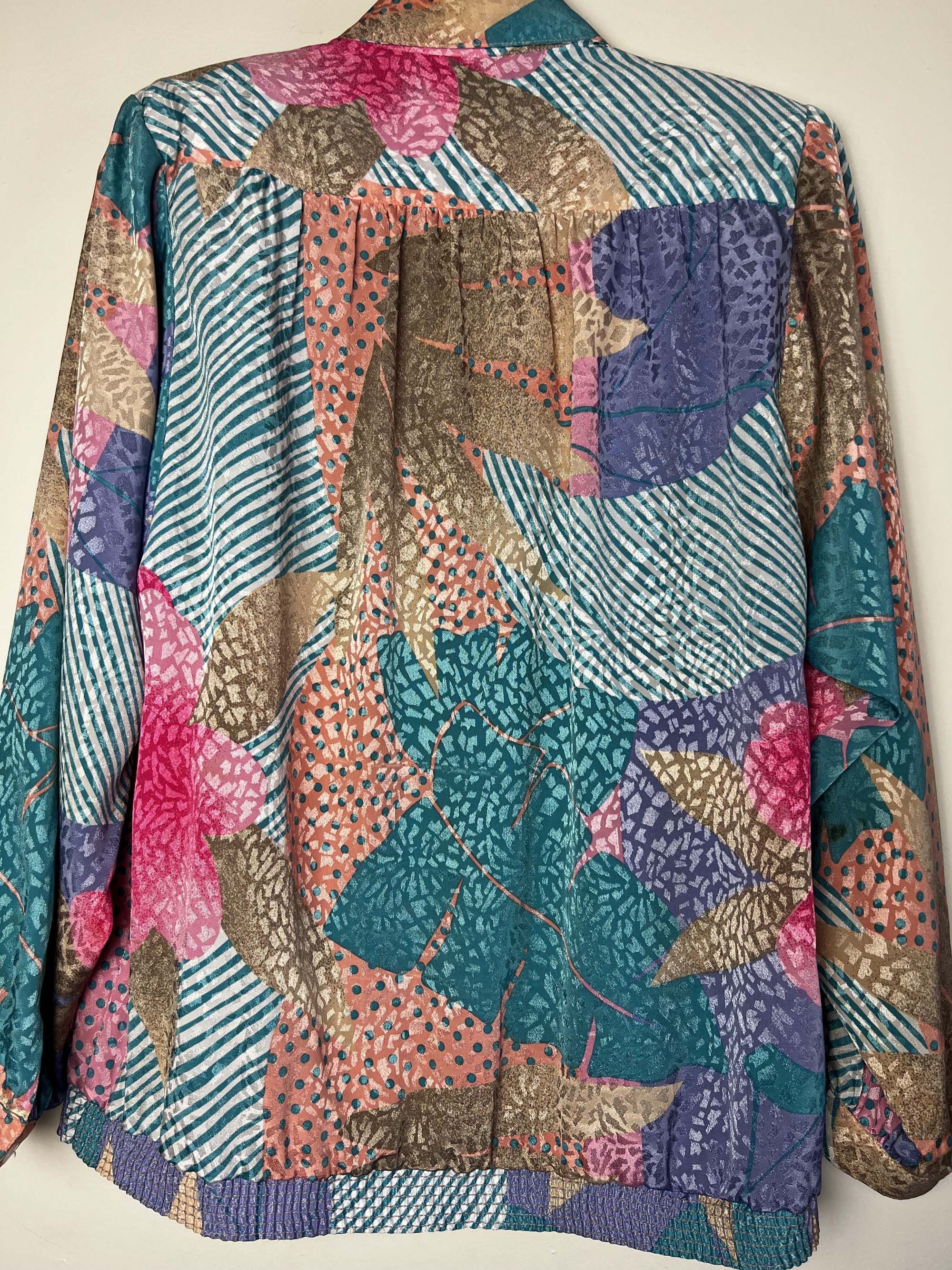 Vintage Vintage 1980's-1990's Da Rue of California Retro Blouse Size L / US 10 / IT 46 - 7 Thumbnail