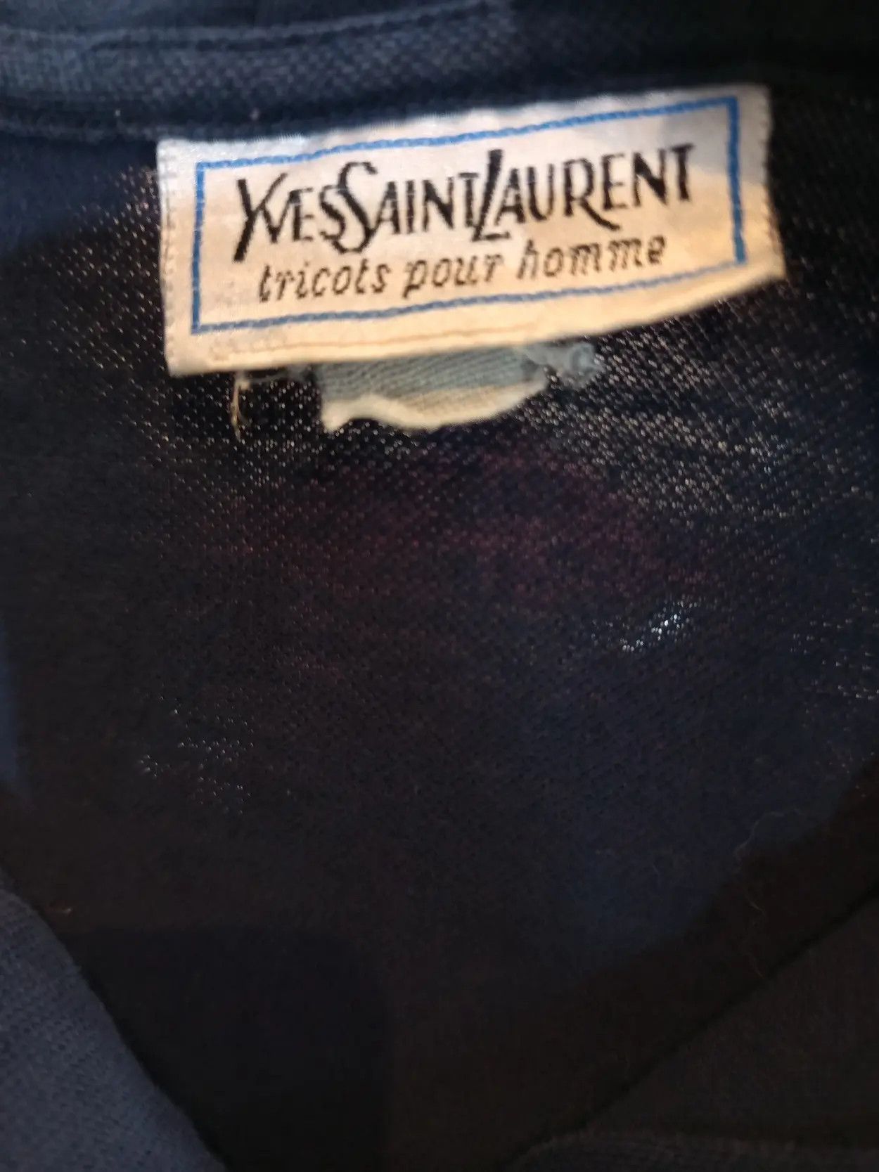 Yves Saint Laurent YSL Tricots Pour Homme Polo Shirt Size US S / EU 44-46 / 1 - 8 Thumbnail