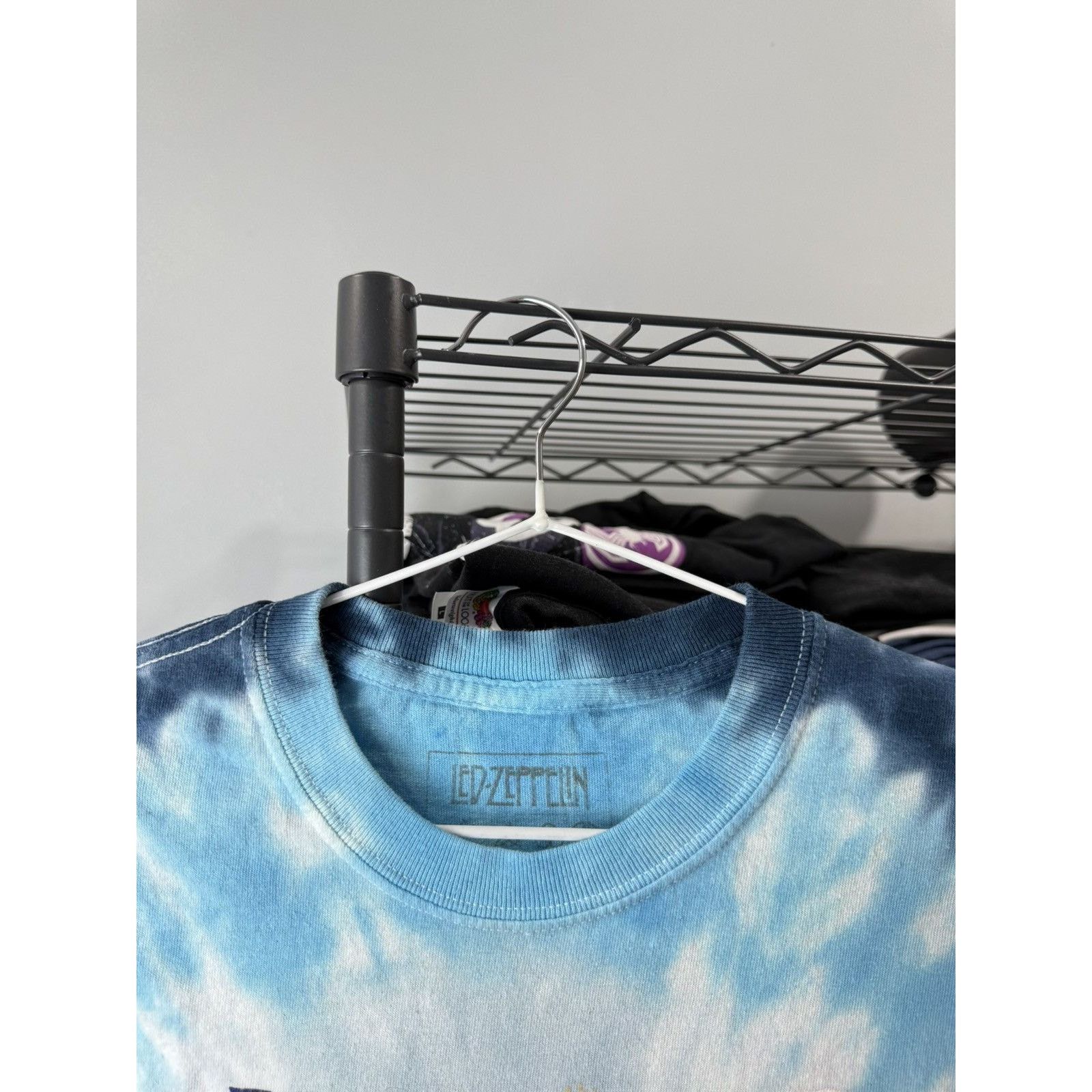 Led Zeppelin Vintage Led Zeppelin Band T Shirt Tie Dye Liquid Blue Size US S / EU 44-46 / 1 - 4 Thumbnail