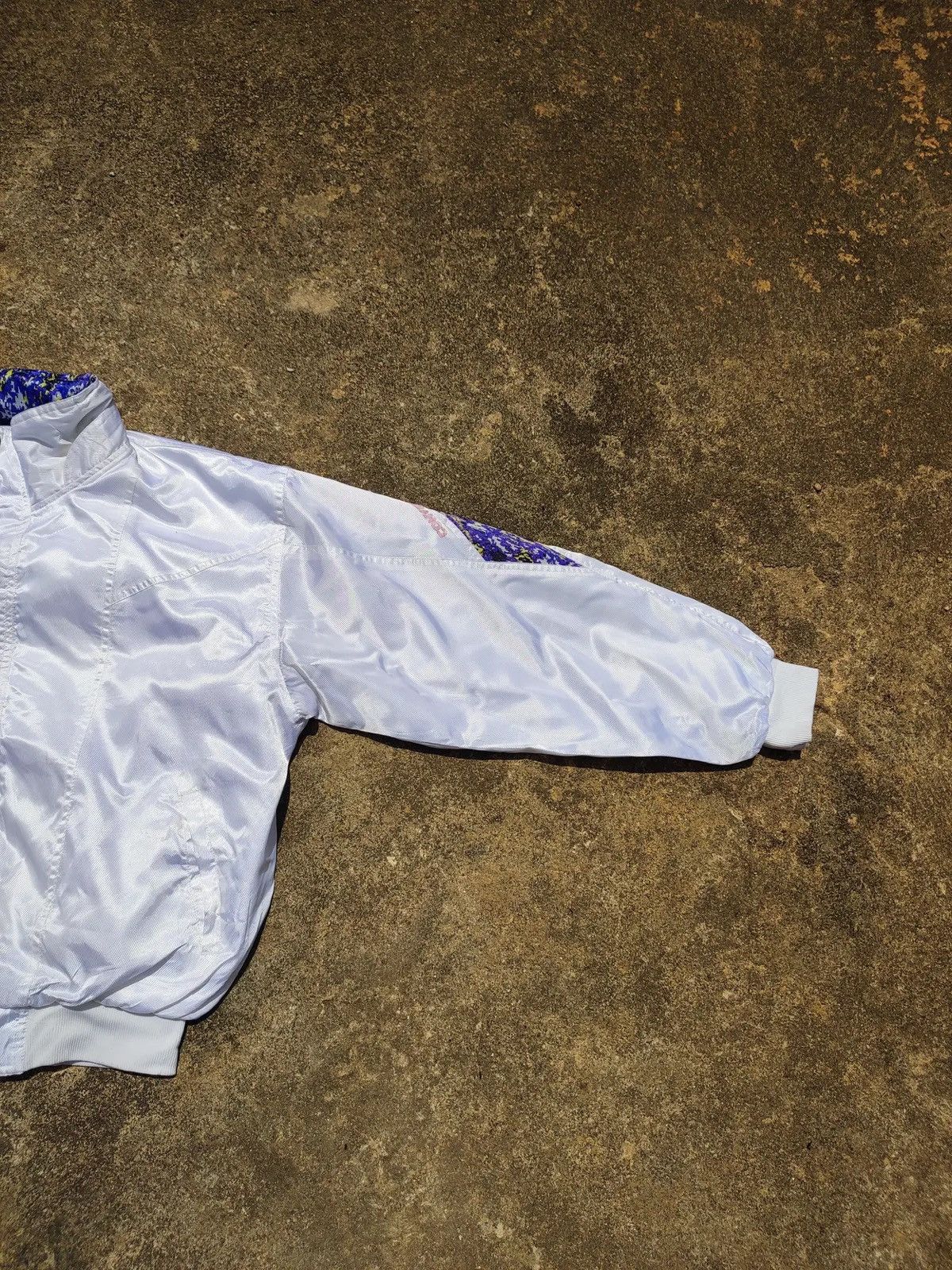 Converse Vintage Converse Satin Bomber Jacket - Patterned Collar Size US XL / EU 56 / 4 - 6 Thumbnail