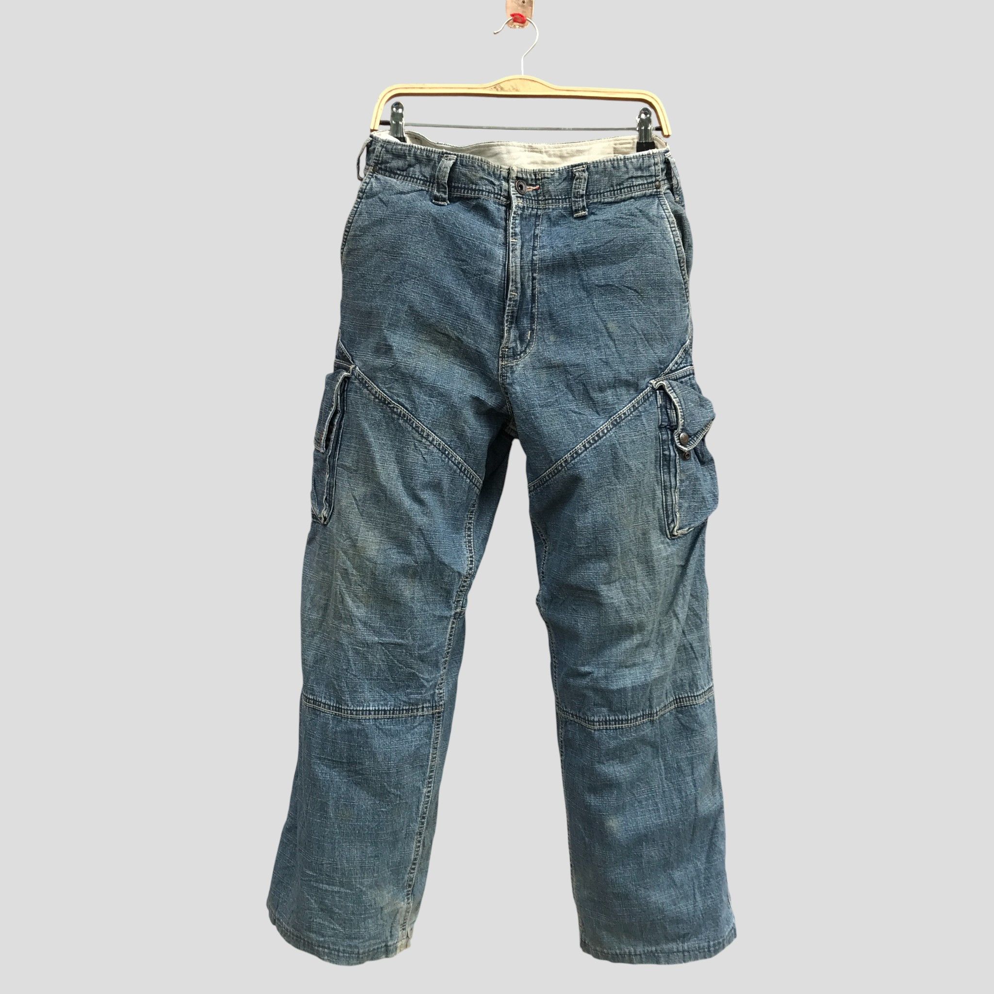 Evenriver Denim Cargo Work Pants Carpenter Jeans