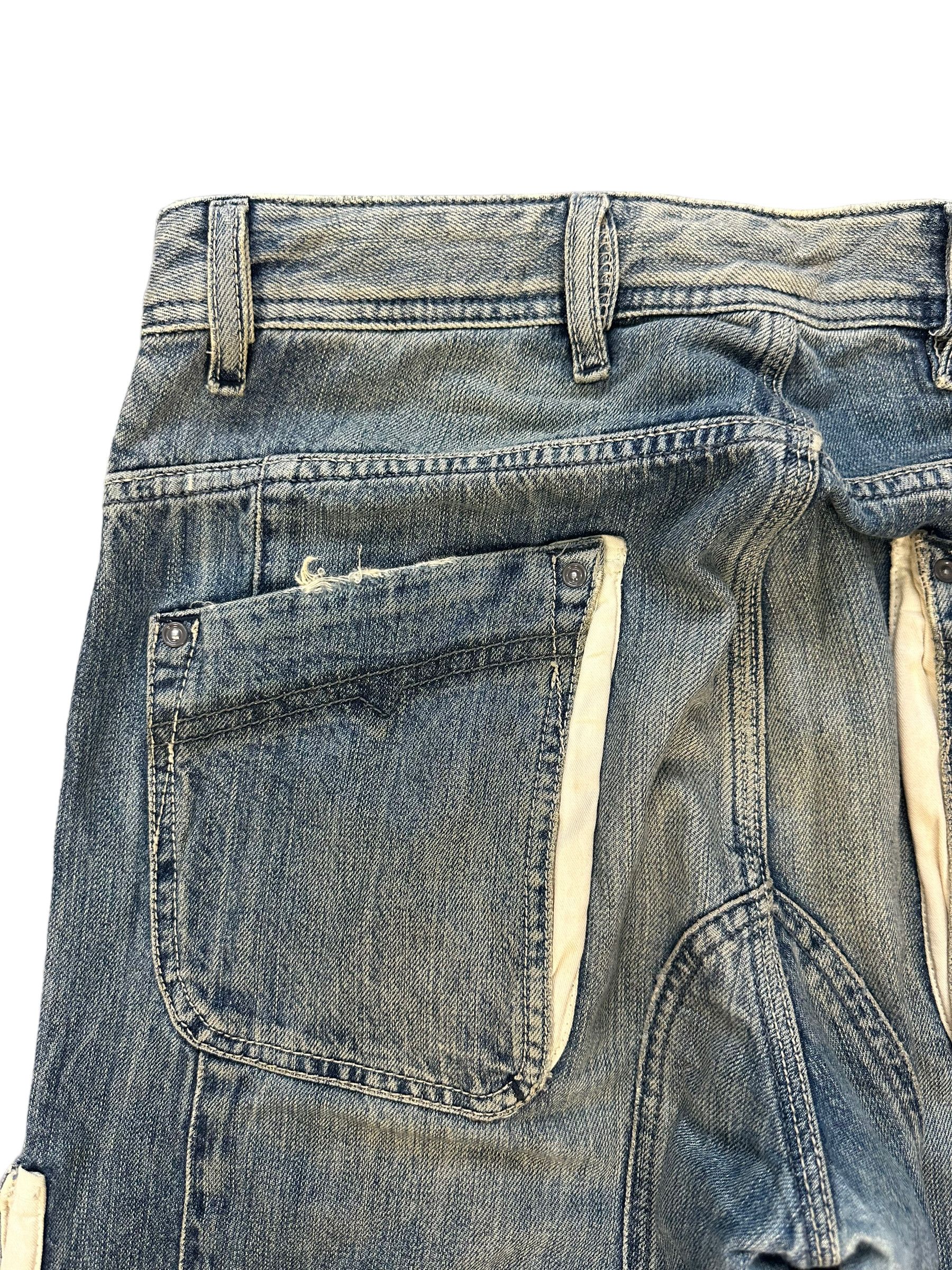 Diesel DIESEL FLAGIX CARPENTER CARGO DENIM PANT #7919-190 Size US 34 / EU 50 - 15 Thumbnail