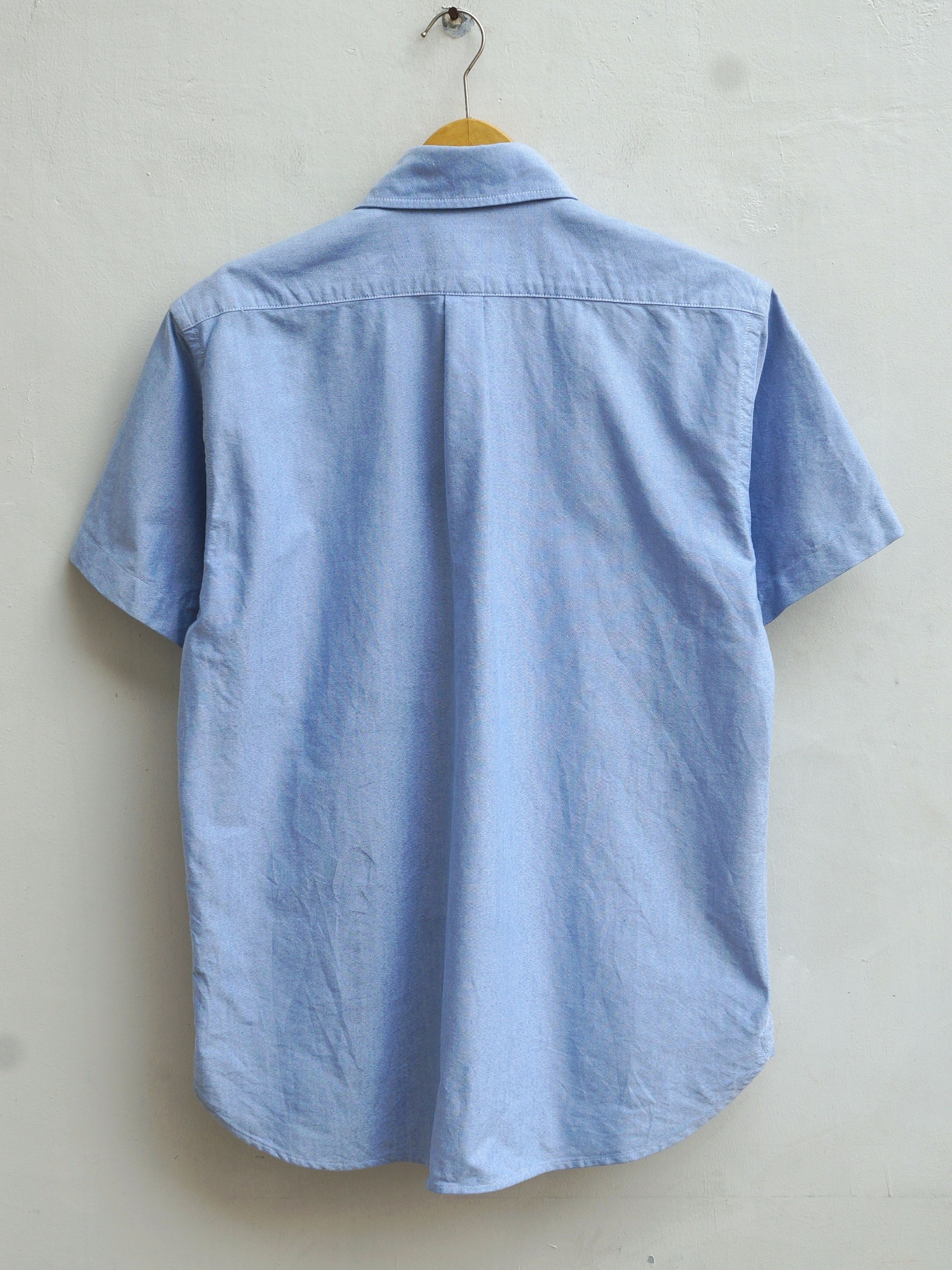 Sugar Cane × Toyo Enterprises SugarCane Blue Cotton Oxford Shirt Size US L / EU 52-54 / 3 - 3 Thumbnail
