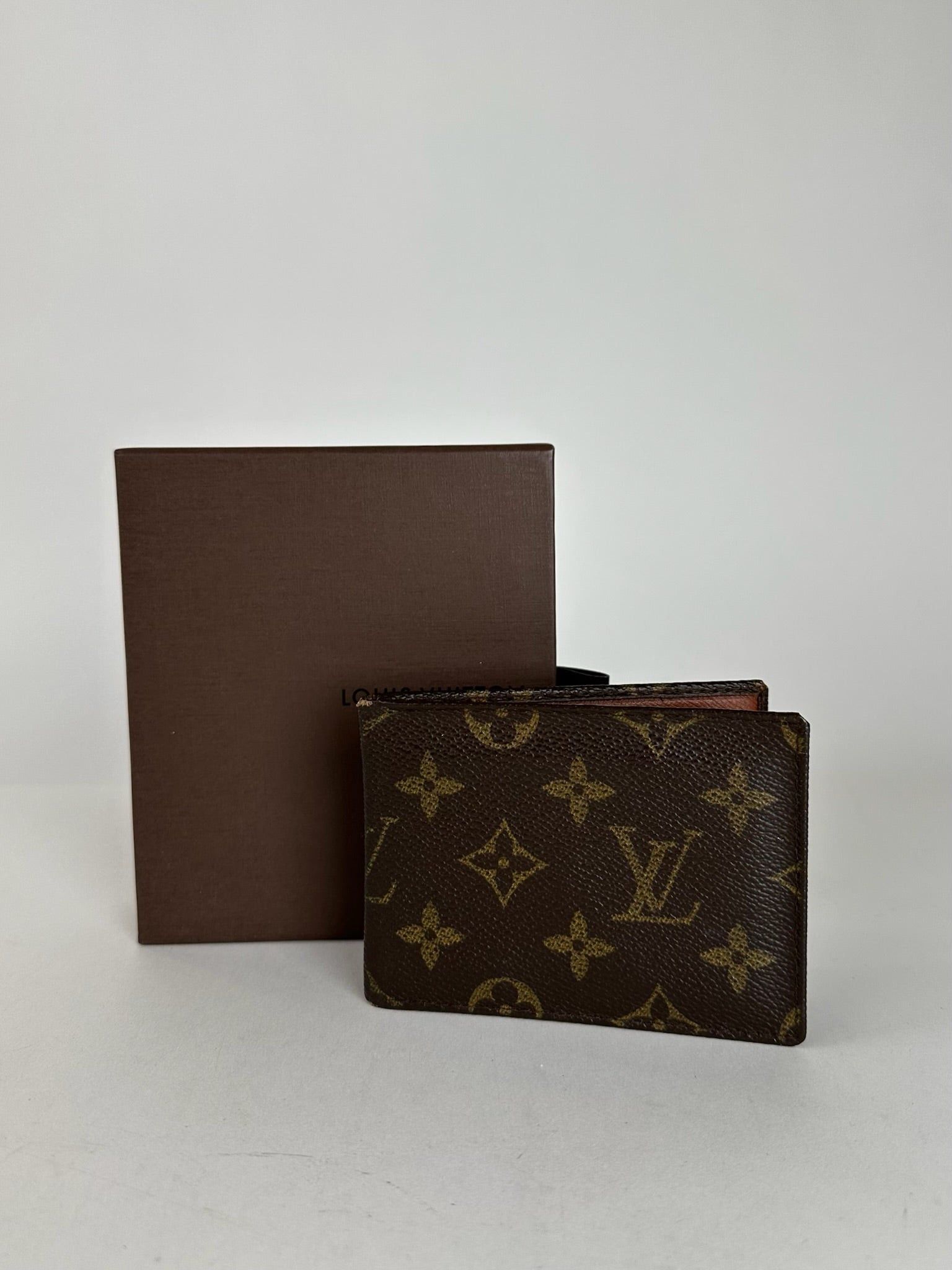 Louis Vuitton Vintage leather Monogram Card Holder Brown Size ONE SIZE - 1 Thumbnail
