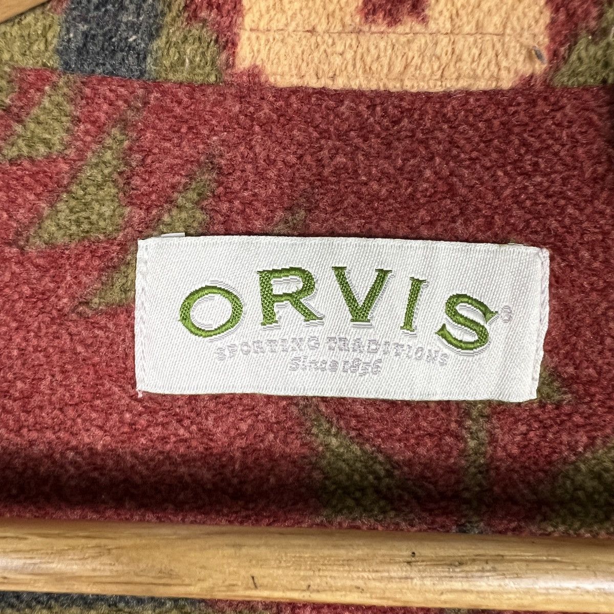Orvis 🔥 VINTAGE ORVIS AZTEC MOTIVE FLEECE FLANNEL SHIRT JACKET Size US M / EU 48-50 / 2 - 9 Thumbnail
