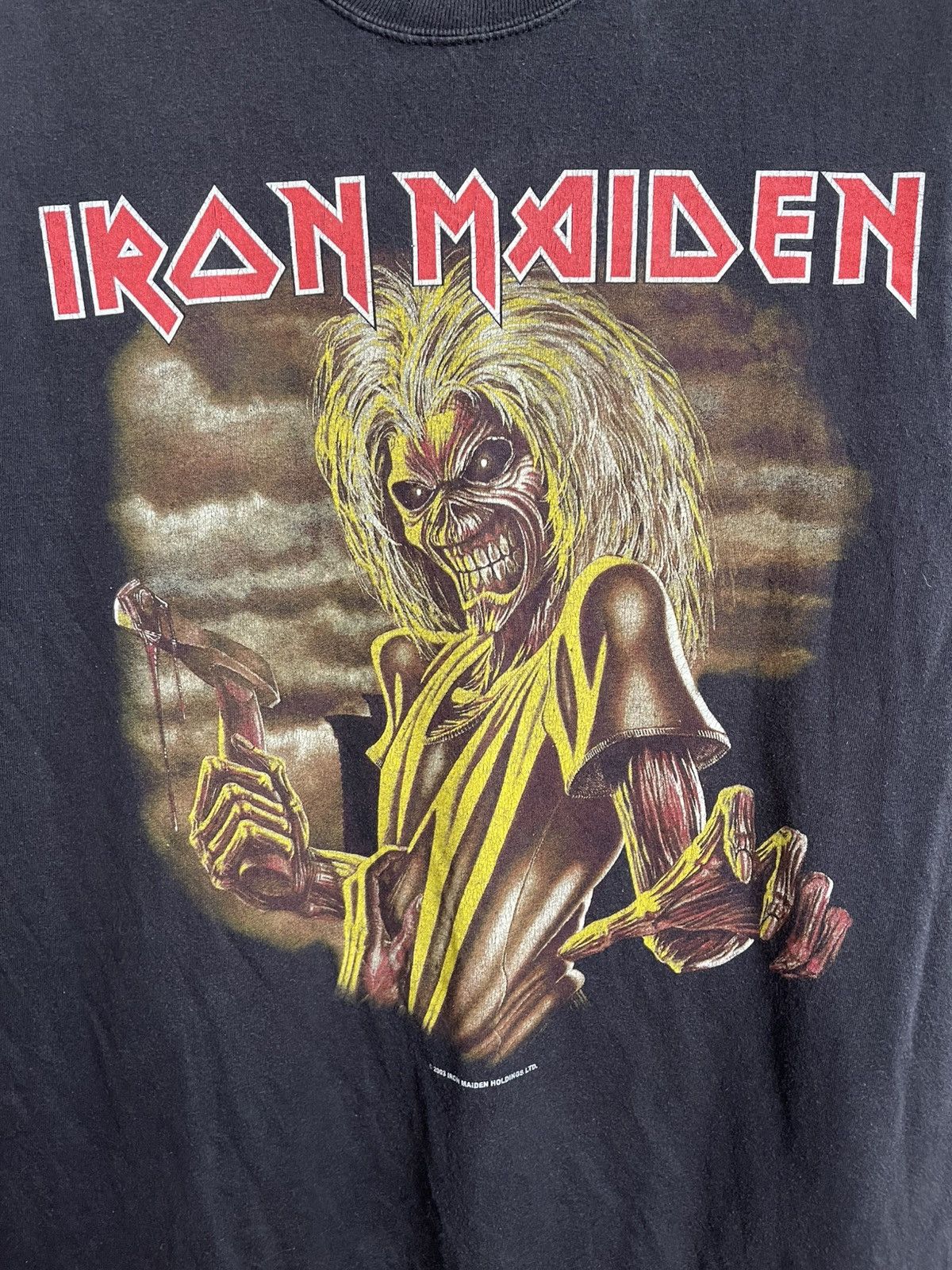 Iron Maiden 2003 Iron Maiden Killers Vintage Rock Band T-Shirt Tee Size US L / EU 52-54 / 3 - 5 Thumbnail