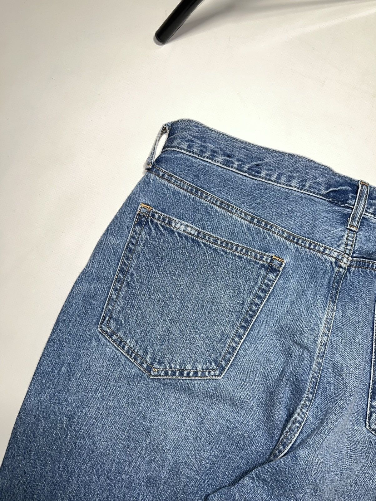 Gap Vintage GAP denim distressed boyfriend blue jeans Size US 31 - 8 Thumbnail