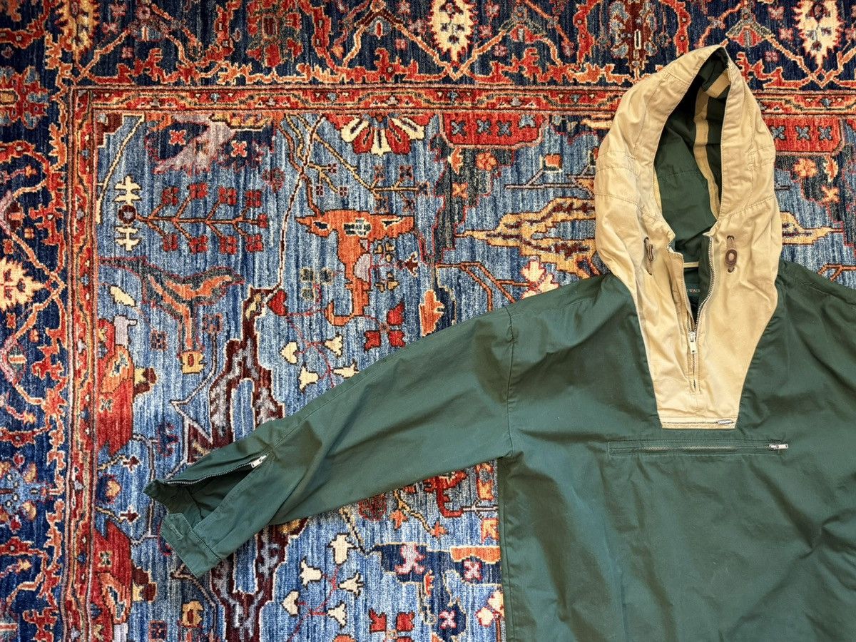 J.Crew J. Crew Quarter Zip Vintage Green Raincoat Size US XS / EU 42 / 0 - 5 Thumbnail
