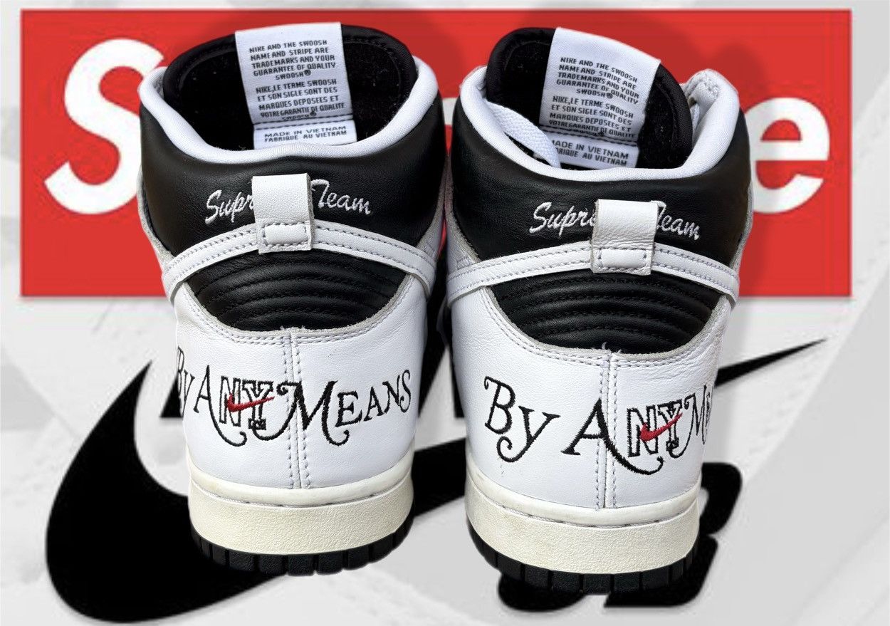 Nike × Supreme Nike Dunk SB High Supreme Any Means Stormtrooper DN3741-002 Size US 8 / EU 41 - 4 Thumbnail