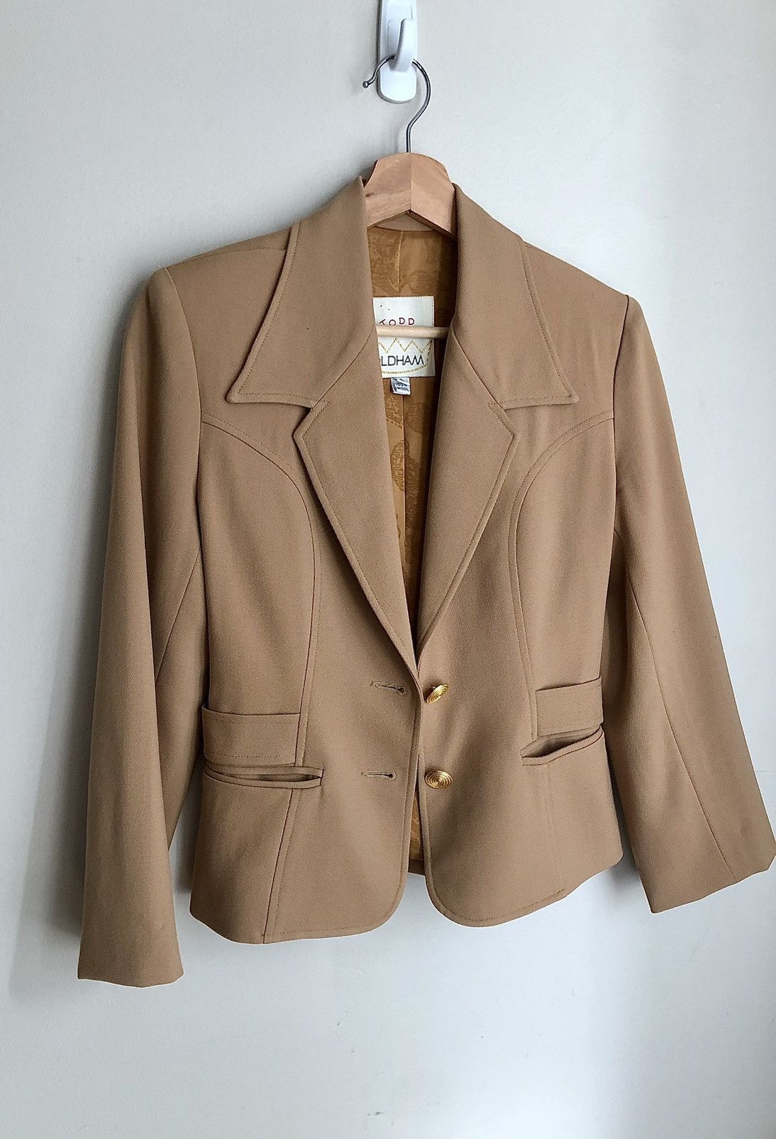 Todd Oldham Runway FW95 Wool/Silk Western Blazer Outerwear