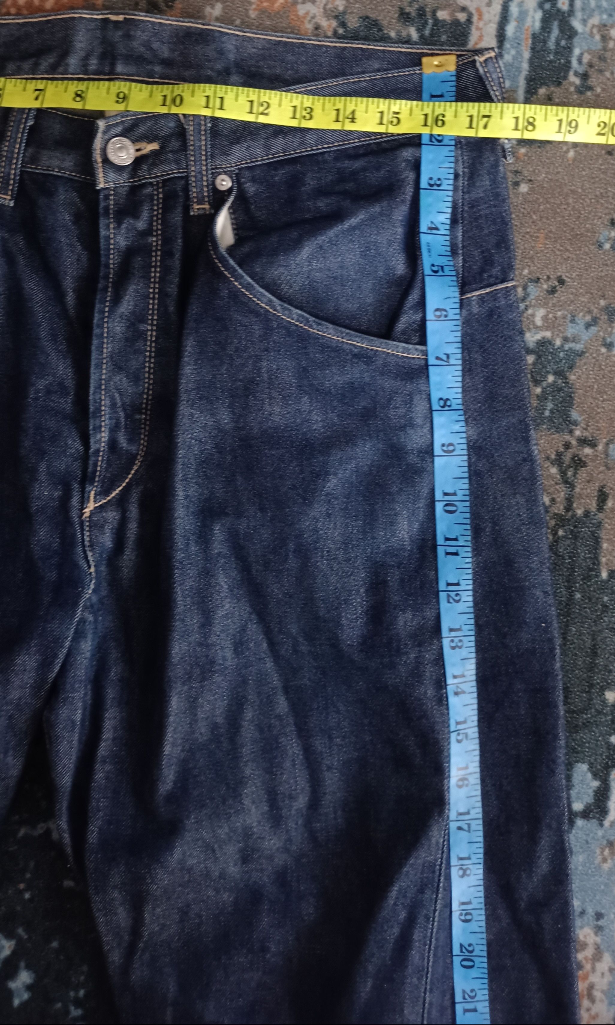 Indigo × Levi's × Levi's Vintage Clothing Vintage💥 Levi's Engineered Single (R) Denim Jeans Size US 34 / EU 50 - 22 Thumbnail