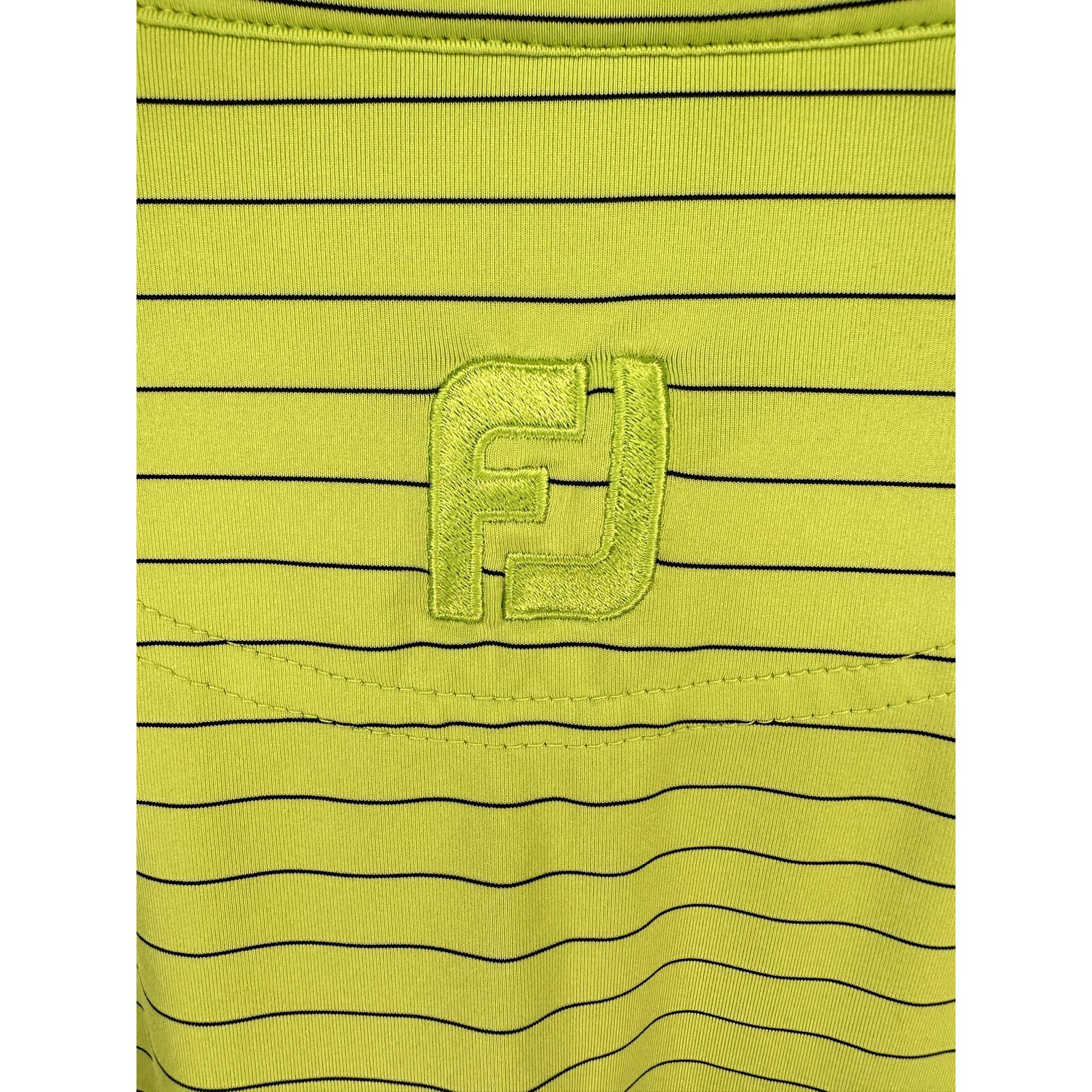 Footjoy FootJoy NBC Sports Stripe Performance Golf Polo Green Large Size US L / EU 52-54 / 3 - 4 Thumbnail