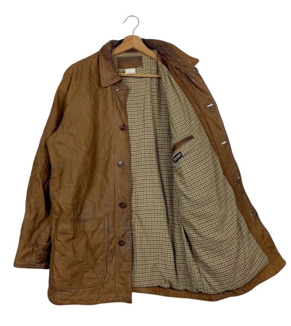 L.L. Bean × Vintage 💥MOLESKIN LEATHER LL BEAN RICH BROWN JACKET Size US L / EU 52-54 / 3 - 9 Thumbnail