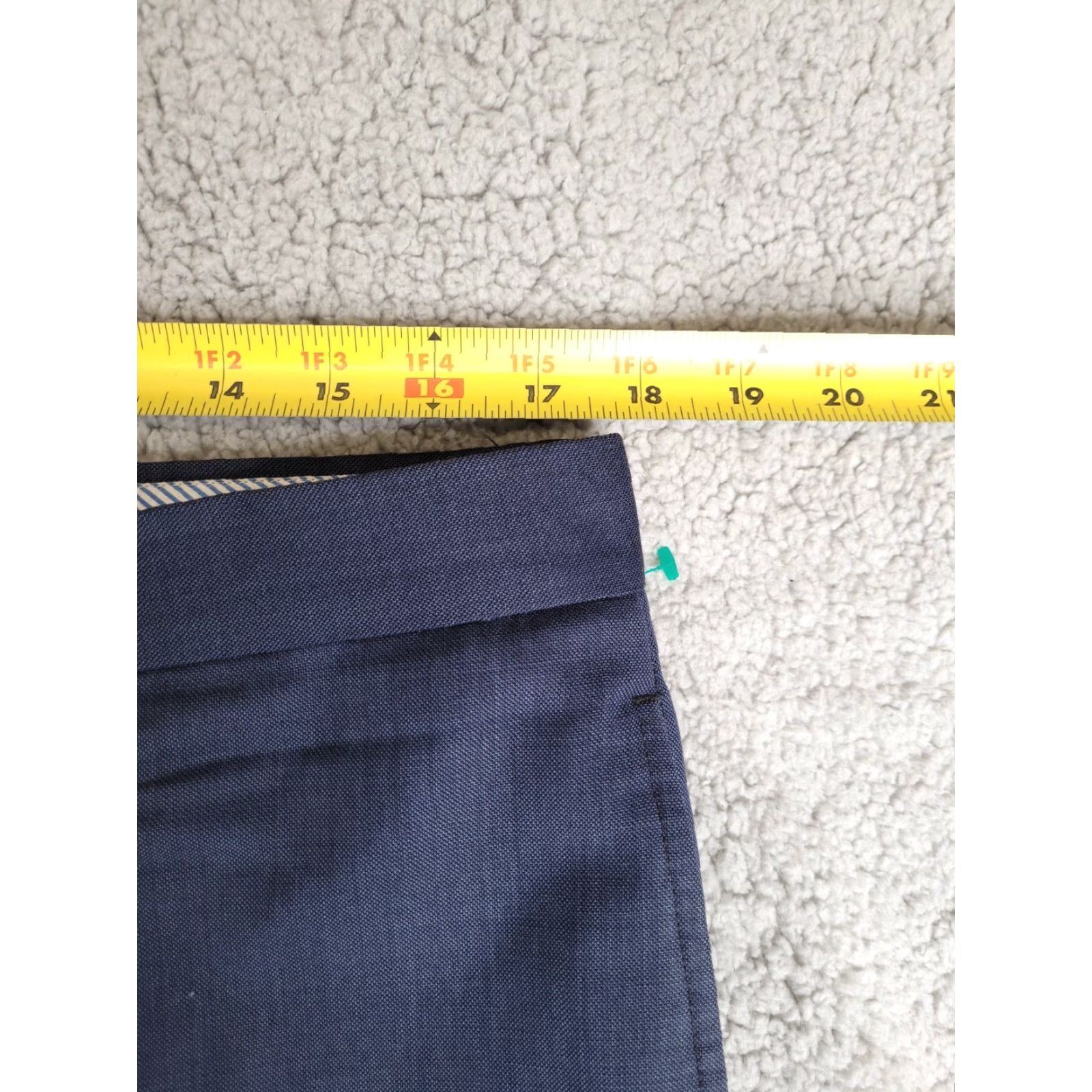 Tommy Hilfiger Tommy Hilfiger Mens Dress Pants 34x31 Blue Worsted Wool Flat Front Slim Straight Pants Mens Blue 34x31 Vintage No Size US 34 / EU 50 - 7 Thumbnail