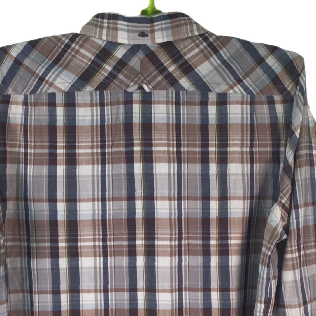 DKNY DKNY Jeans Plaid Button Up Shirt Men’s Multicolor Gray Long Sleeve Pocket XL Shirt Size US XL / EU 56 / 4 - 4 Thumbnail
