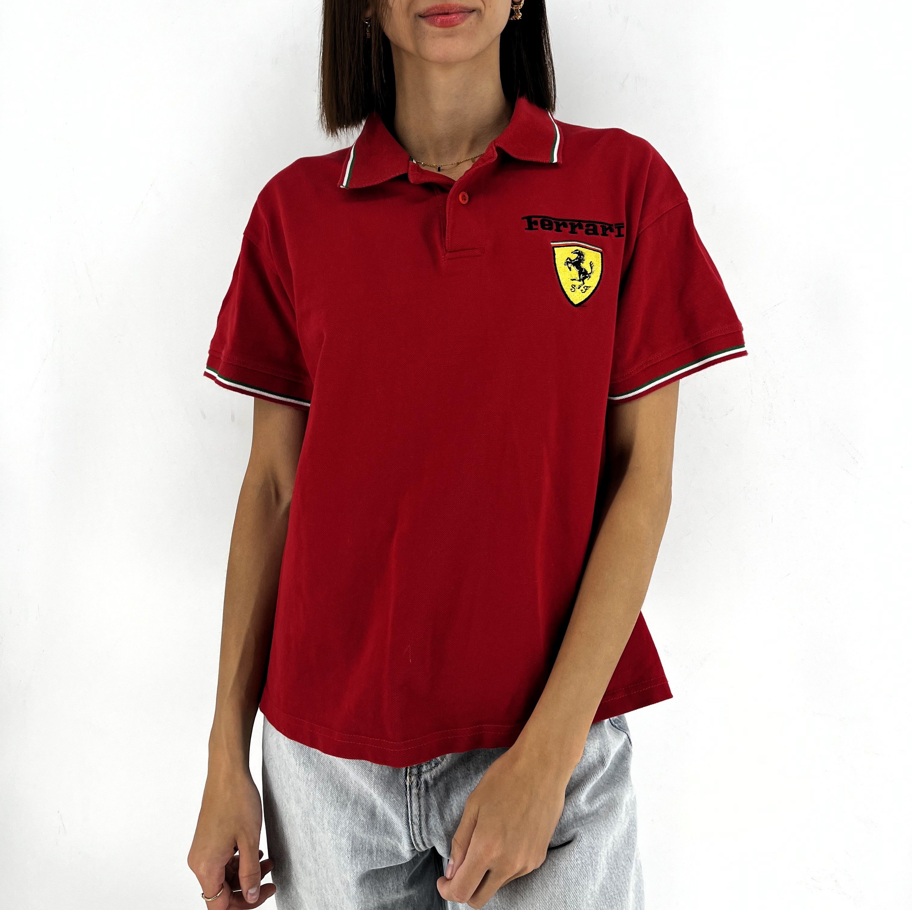 Ferrari FERRARI T SHIRT JERSEY RACING FORMULA ONE SHELL OFFICIAL Size M / US 6-8 / IT 42-44 - 2 Thumbnail