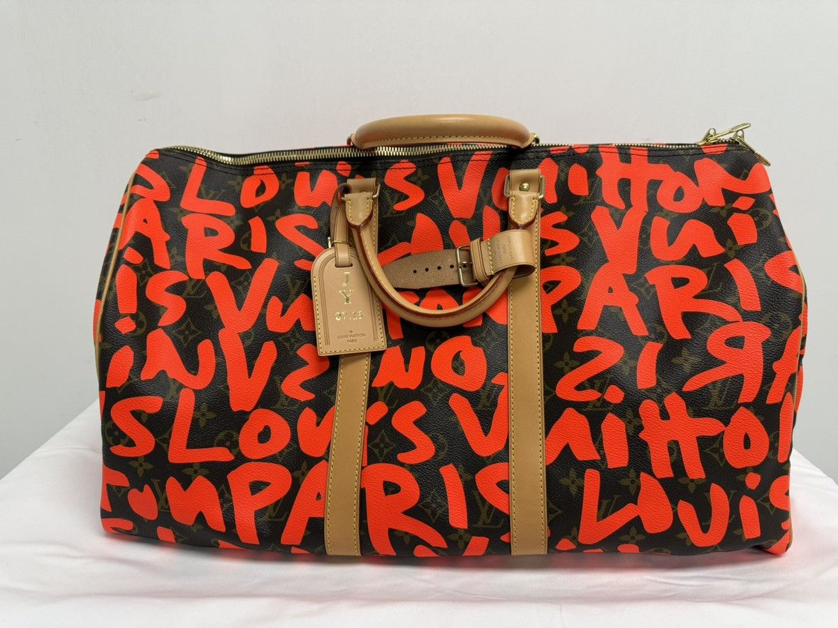 Louis Vuitton × Stephen Sprouse Louis Vuitton Stephen Sprouse Orange Graffiti Keepall 50 Size ONE SIZE - 2 Thumbnail