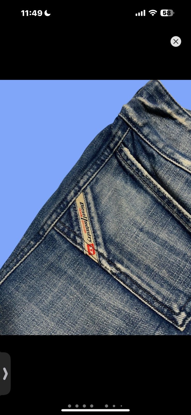 Diesel × Hysteric Glamour × If Six Was Nine Y2K Opium LGB style Diesel Distressed Denim Jeans Size 27" / US 4 / IT 40 - 5 Thumbnail