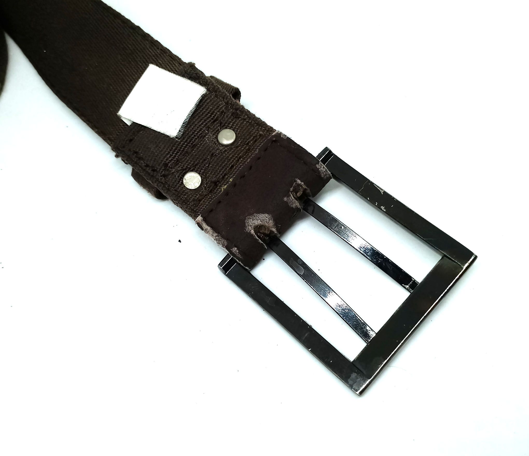 Other Animal Canvas Belt, Coyote Brown, Size aprox 32/34 Size 32 - 6 Thumbnail