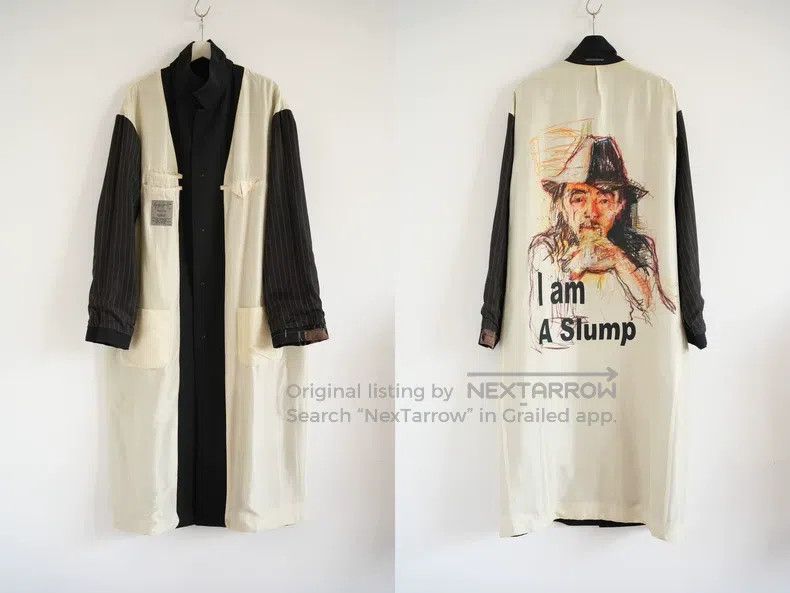 Yohji Yamamoto Yohji Yamamoto 17 SS discharge reversible coat Size US L / EU 52-54 / 3 - 4 Thumbnail