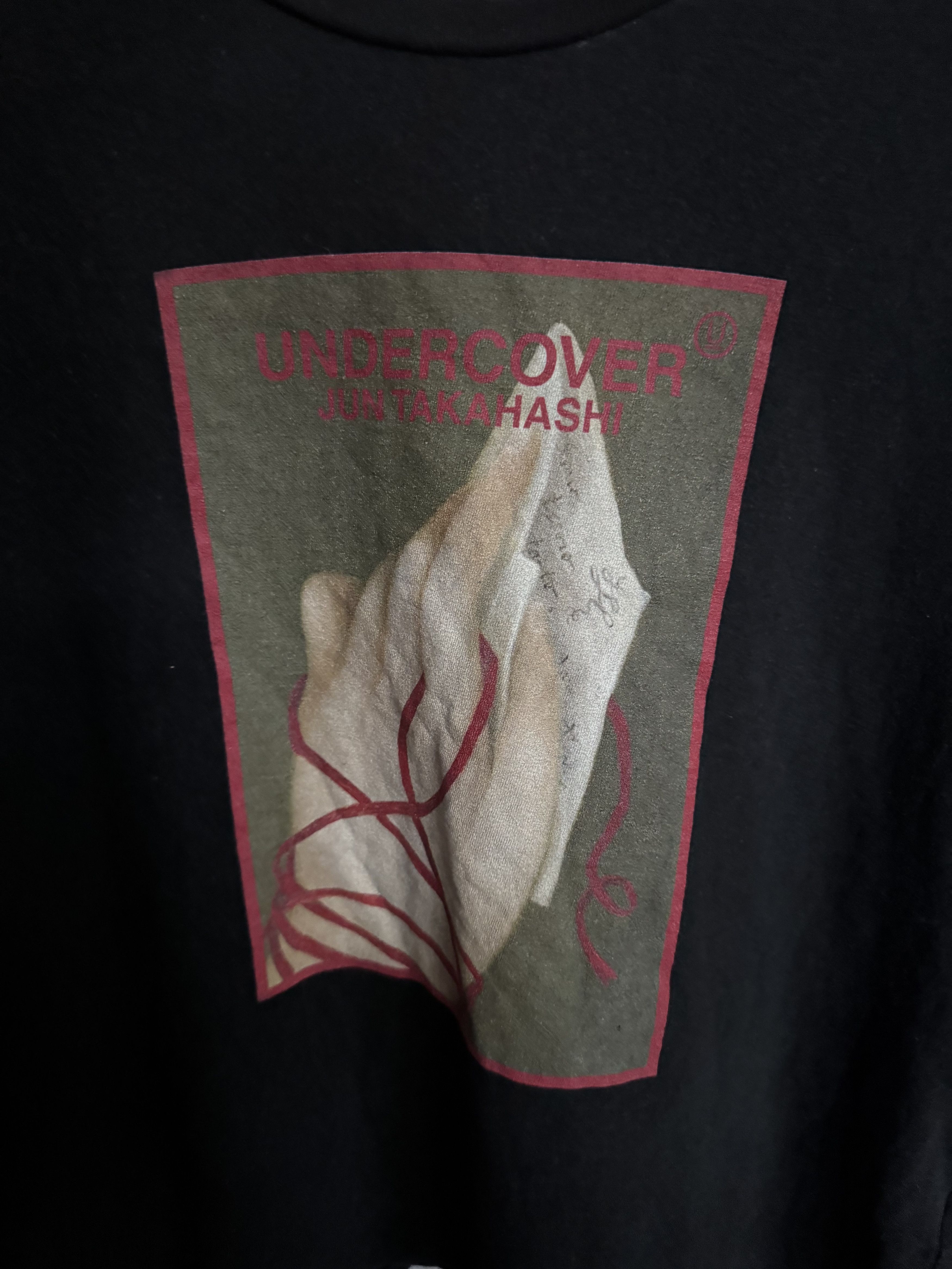 Undercover Tied Hand Graphic T-shirt Size US S / EU 44-46 / 1 - 8 Thumbnail