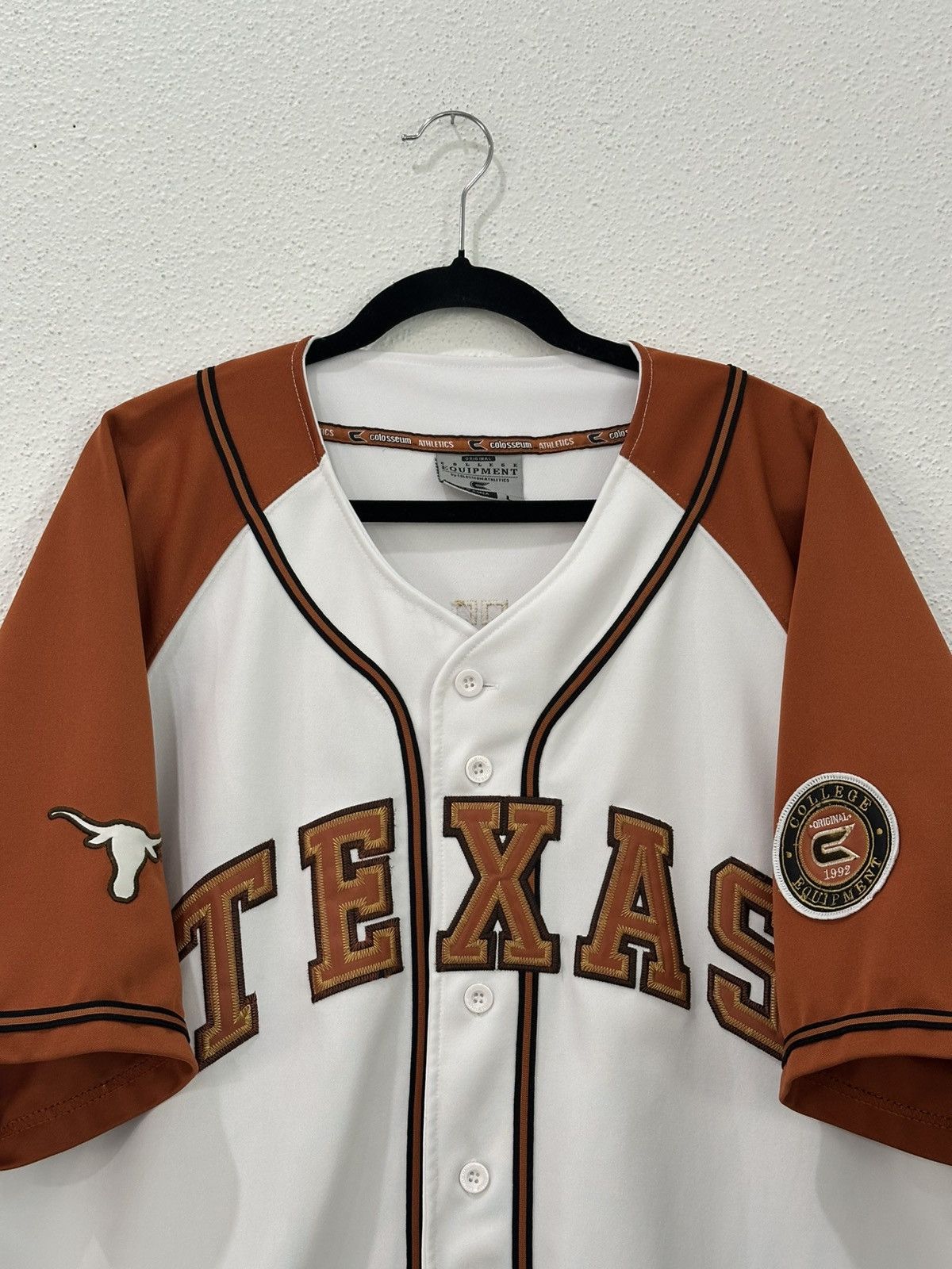 Colosseum Athletics Vintage 90s Colosseum Texas Longhorns Baseball Jersey #7 L Size US L / EU 52-54 / 3 - 3 Thumbnail
