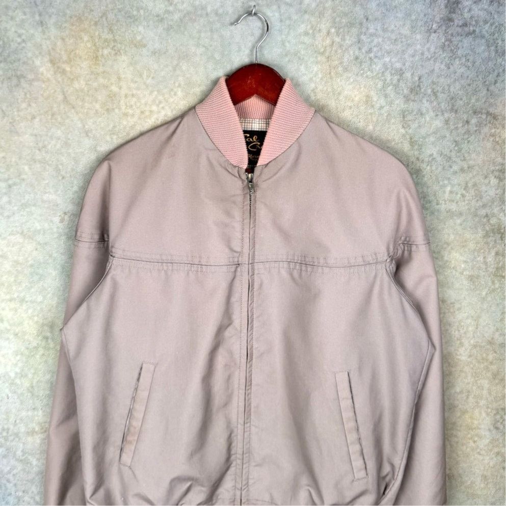 Vintage VTG 80s Cal Craft Full Zip Jacket Mens Sz M Gray Collared Size US M / EU 48-50 / 2 - 2 Thumbnail