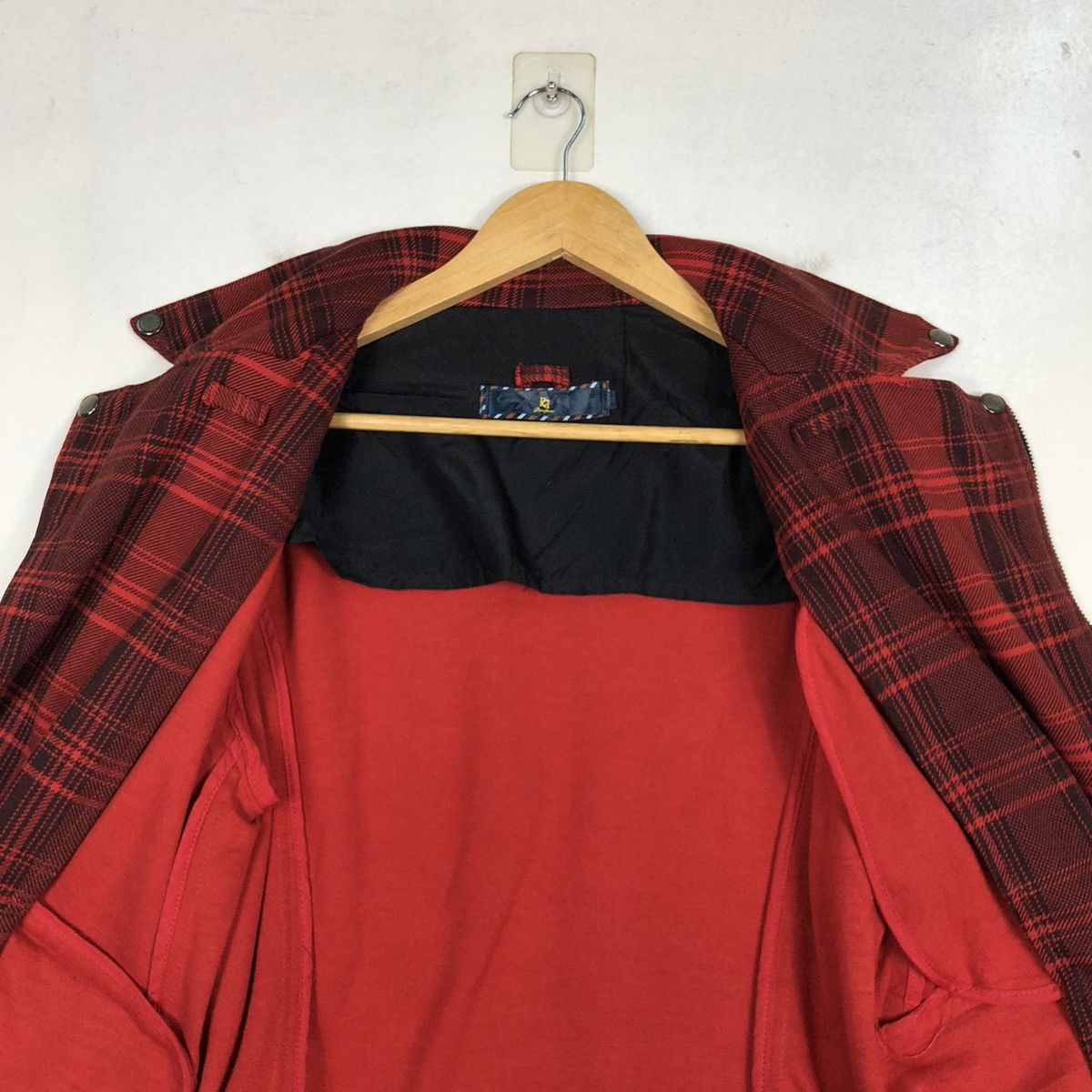 Japanese Brand ROCKSTAR DOUBLE COLLAR CHECKERED JACKET Size US M / EU 48-50 / 2 - 12 Thumbnail