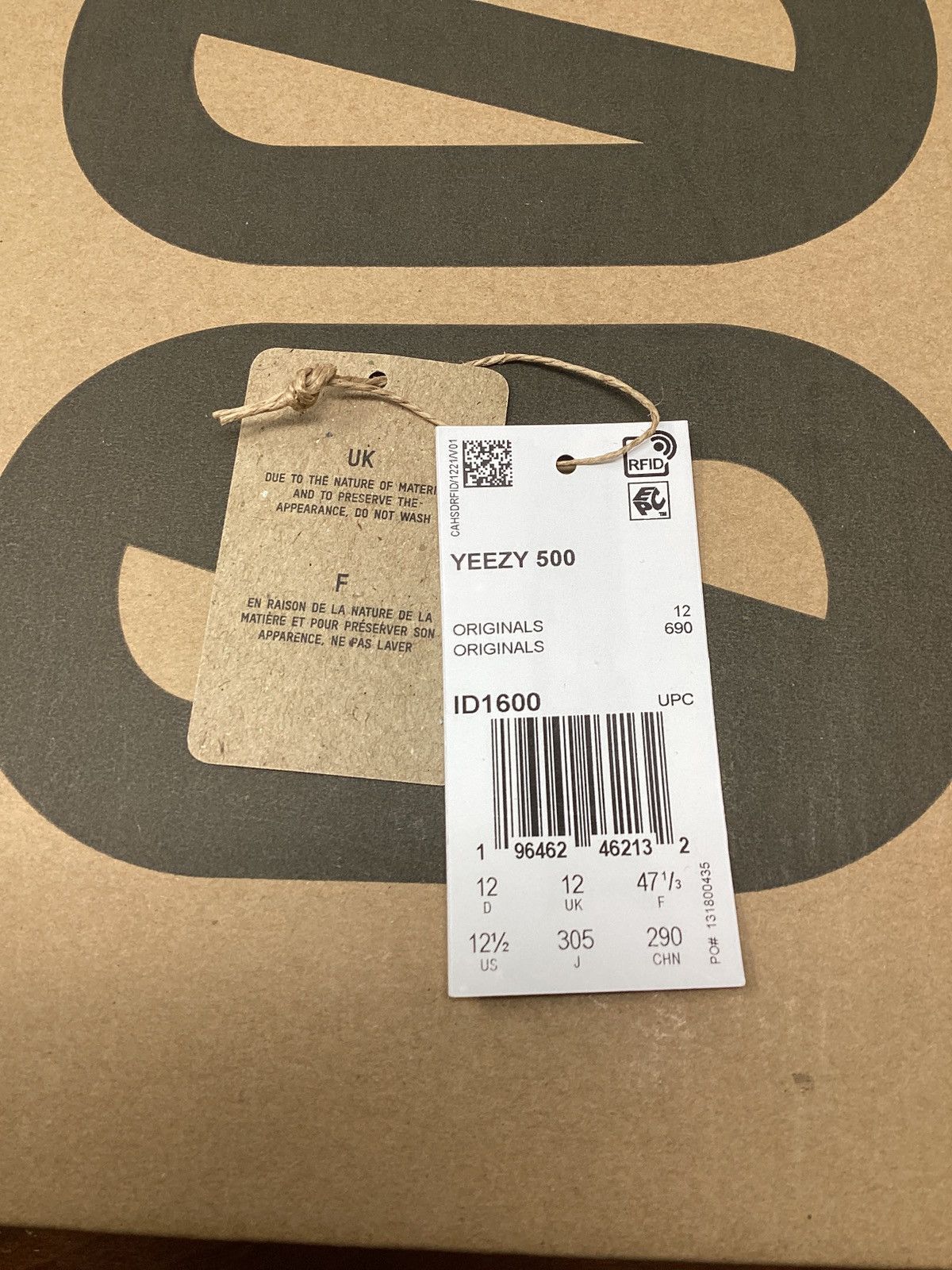 Yeezy YEEZY 500 Stone Taupe Size 12.5 Size US 12.5 / EU 45-46 - 8 Thumbnail