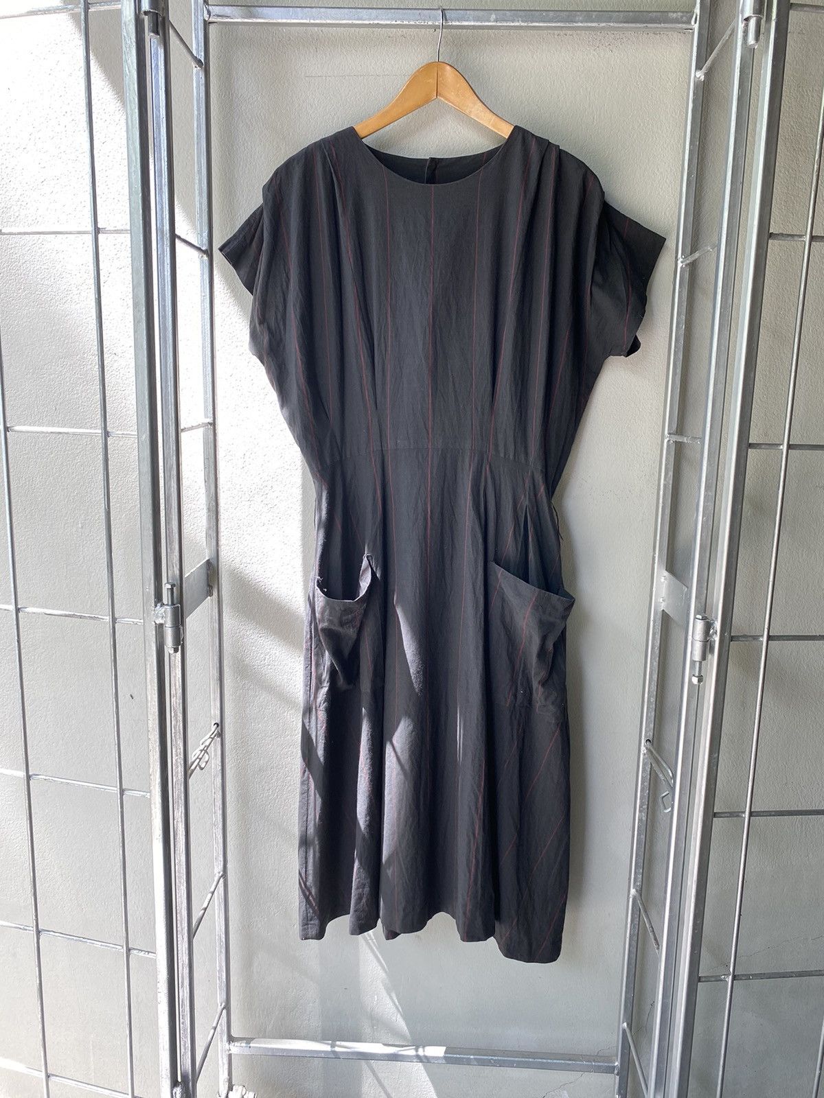 Y's × Yohji Yamamoto Y's Yohji Yamamoto Vintage Black Pocket Dress Size M / US 6-8 / IT 42-44 - 1 Thumbnail
