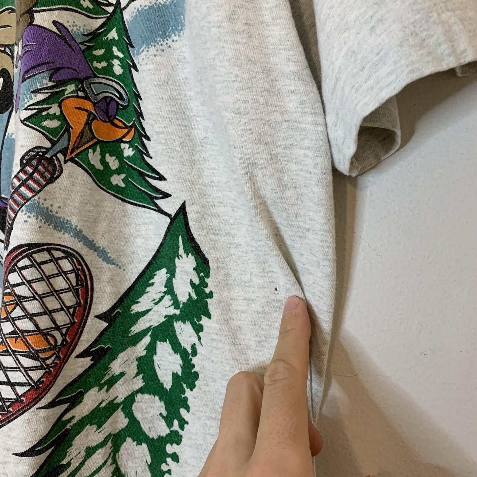 Other Vintage 90s Looney Tunes Road Runner Shirt Gray Size XL Size US XL / EU 56 / 4 - 6 Thumbnail