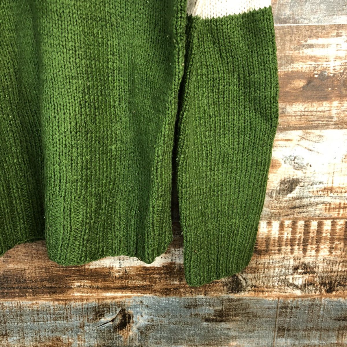 Homespun Knitwear × Japanese Brand Japanese Brand Green vintage Knitwear #A1651 Size S / US 4 / IT 40 - 8 Thumbnail
