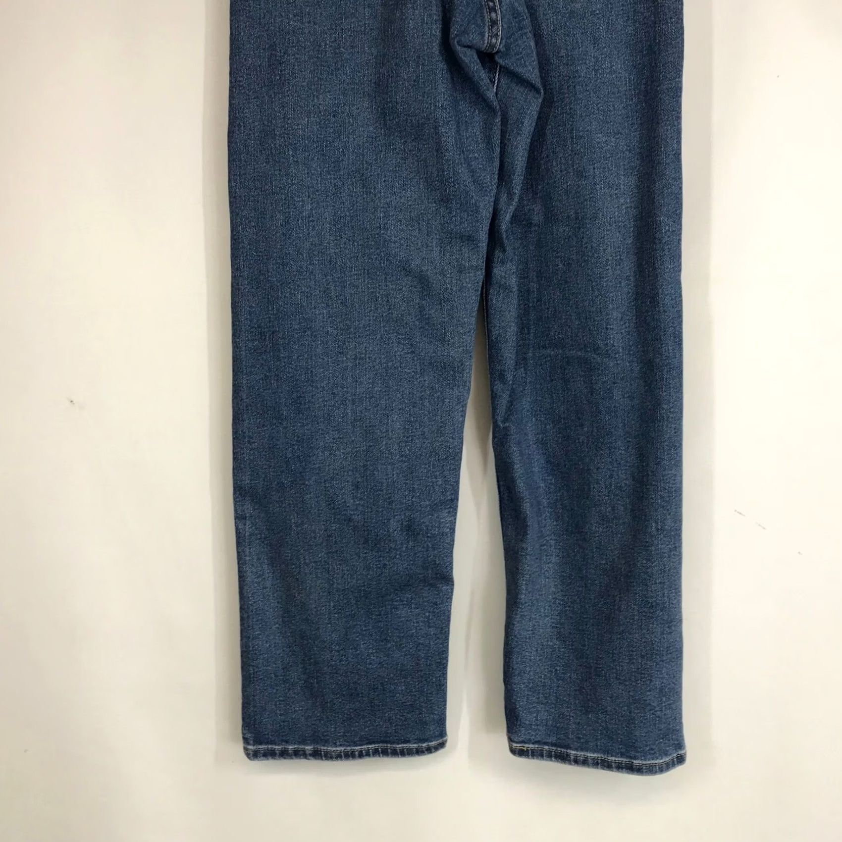 Vintage Levi's Ribcage Straight Ankle Jeans Medium Wash Button Fly Women 25 Size 42" / US 20 - 6 Thumbnail
