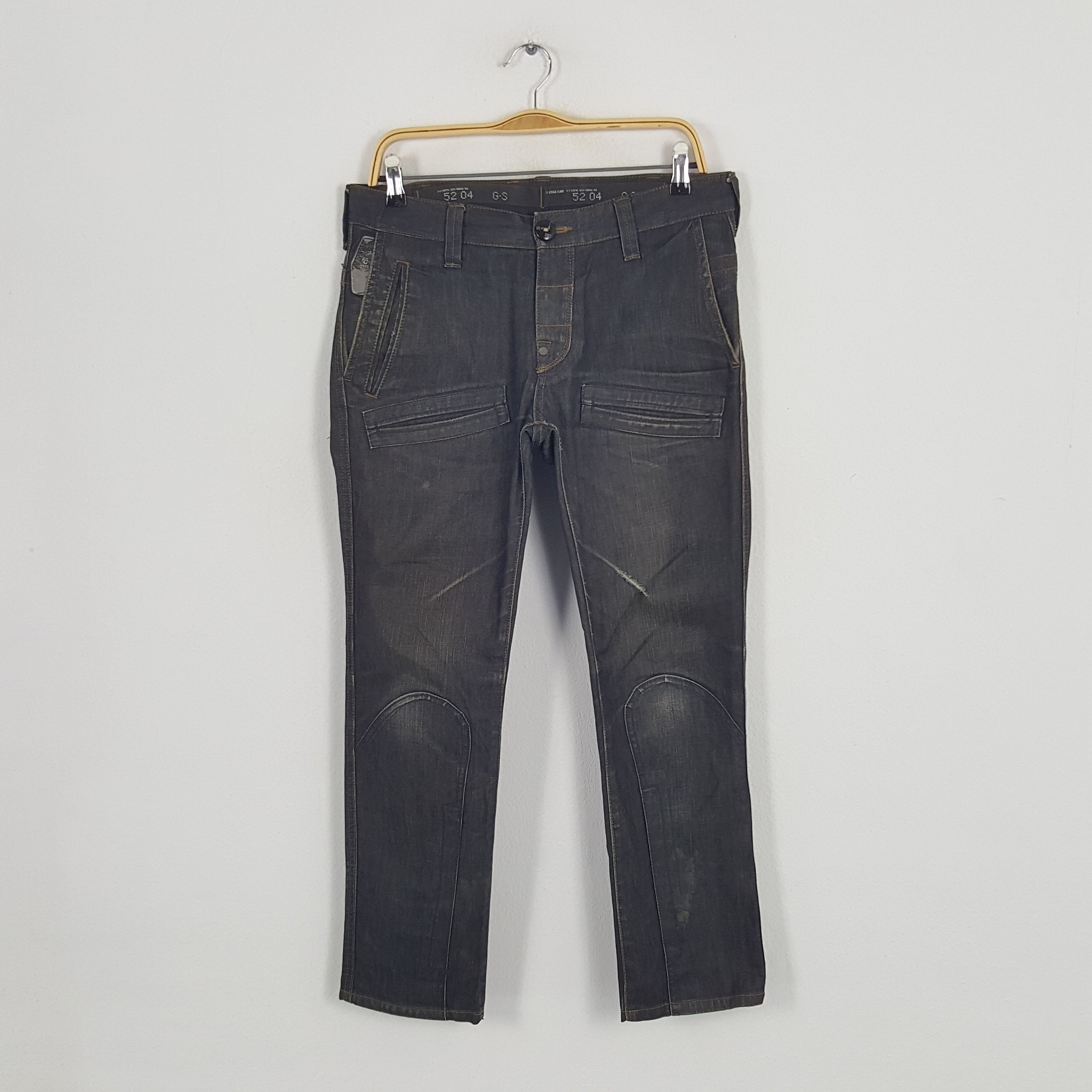 G-Star × If Six Was Nine × Vintage Vintage G-Star Raw Japanese Brand Bikers Denim Jeans Size US 32 / EU 48 - 1 Thumbnail
