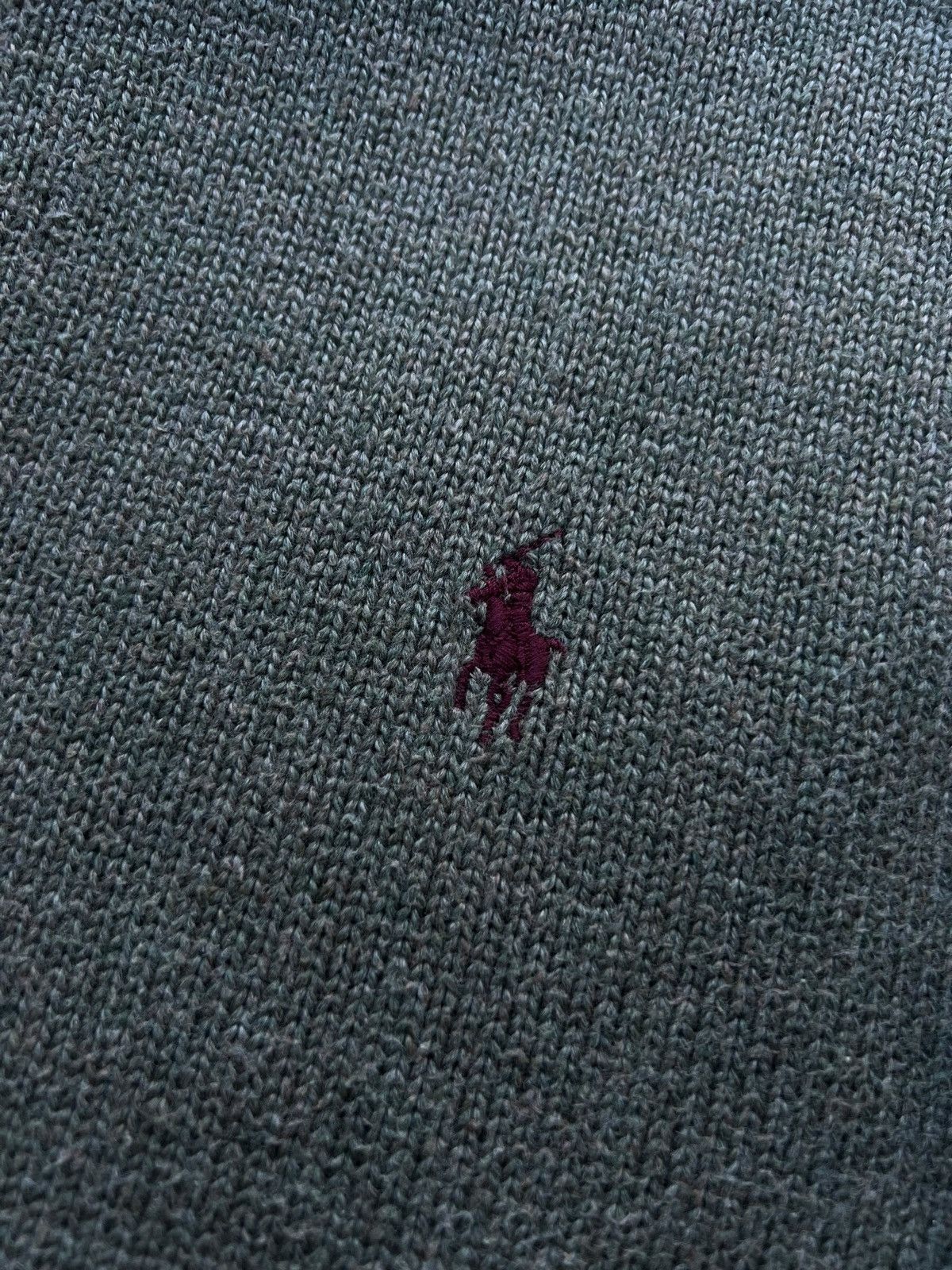 Polo Ralph Lauren × Vintage POLO RALPH LAUREN HEAVY KNIT SWEATER 1/4 Button Vintage y2k Size US M / EU 48-50 / 2 - 4 Thumbnail