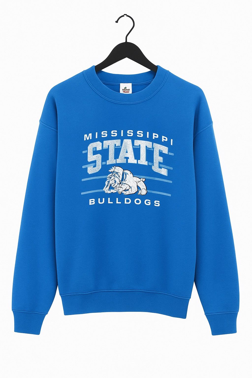 Vintage Vintage 90s Mississippi State Bulldogs Blue Sweatshirt Size US M / EU 48-50 / 2 - 1 Thumbnail
