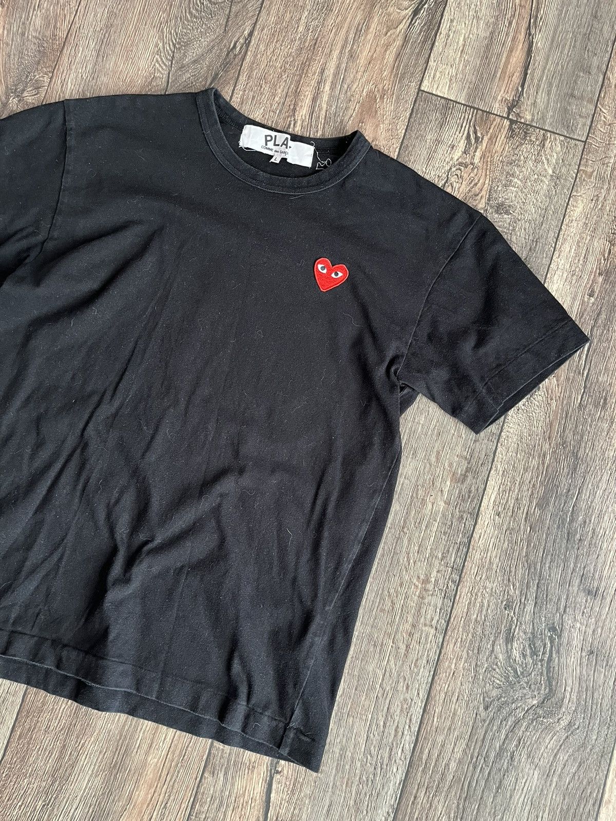 Comme des Garcons Comme Des Garçons Play Logo Vintage T-shirt Size L / US 10 / IT 46 - 2 Thumbnail