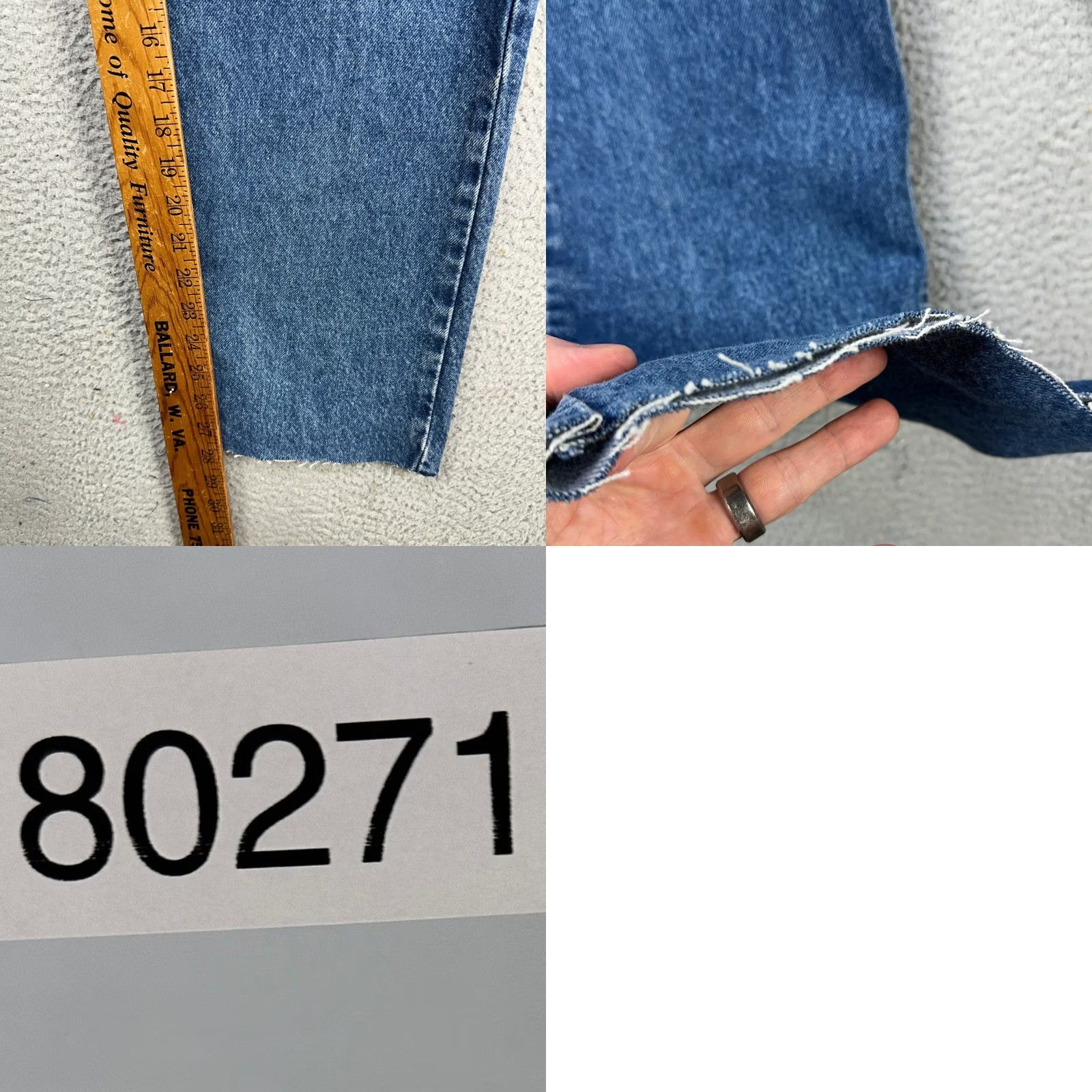 Levi's VINTAGE Levi's 505 Jeans Straight Men 36X28 Blue 5 Pocket USA Made Size US 36 / EU 52 - 8 Thumbnail