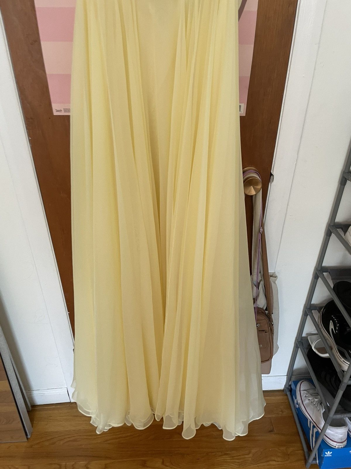 Other Sherri Hill Yellow Corset Dress Size S / US 4 / IT 40 - 7 Thumbnail