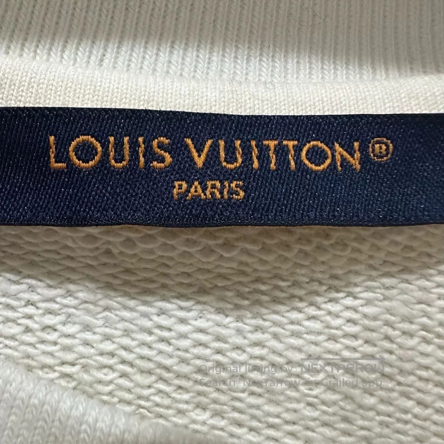Louis Vuitton Louis Vuitton White Logo Monogram Cotton Sweatshirt. Size US L / EU 52-54 / 3 - 3 Thumbnail