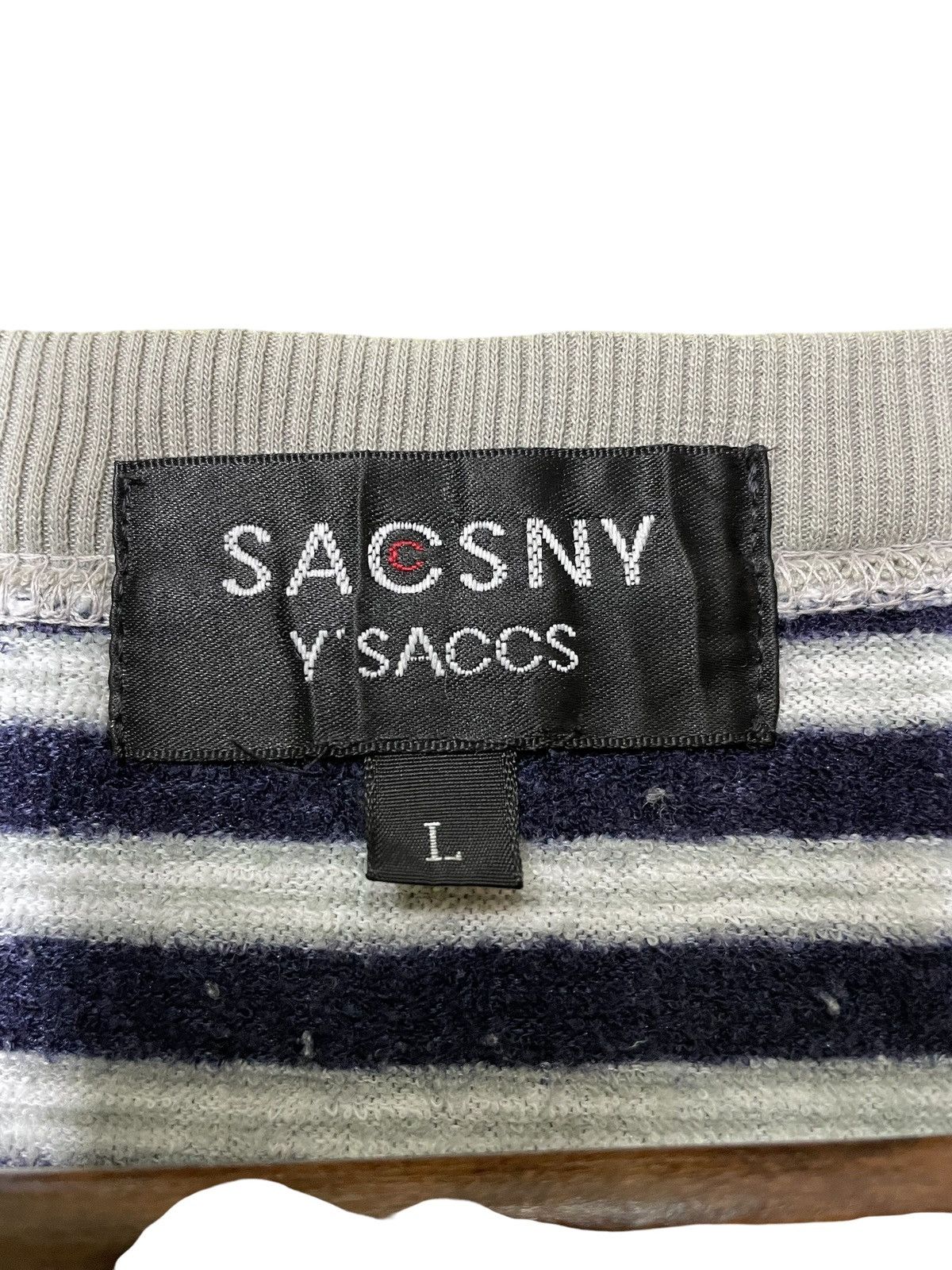 Designer × Japanese Brand × Yohji Yamamoto Sacsny Y’saccs by yohjiyamamoto crewneck sweatshirt Size US L / EU 52-54 / 3 - 7 Thumbnail