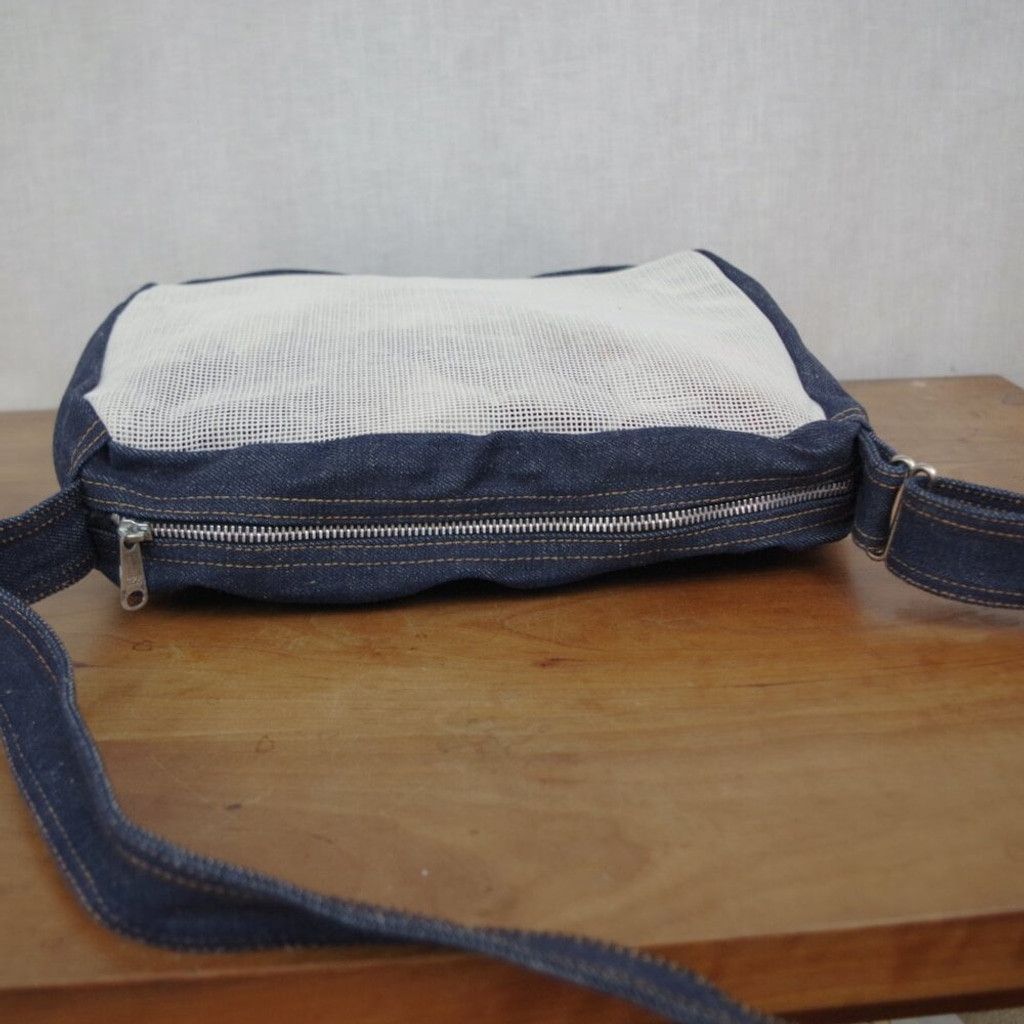 Vintage New Old Stock Slantzi-Craft Screen Door Threads Denim Bag Size ONE SIZE - 6 Thumbnail