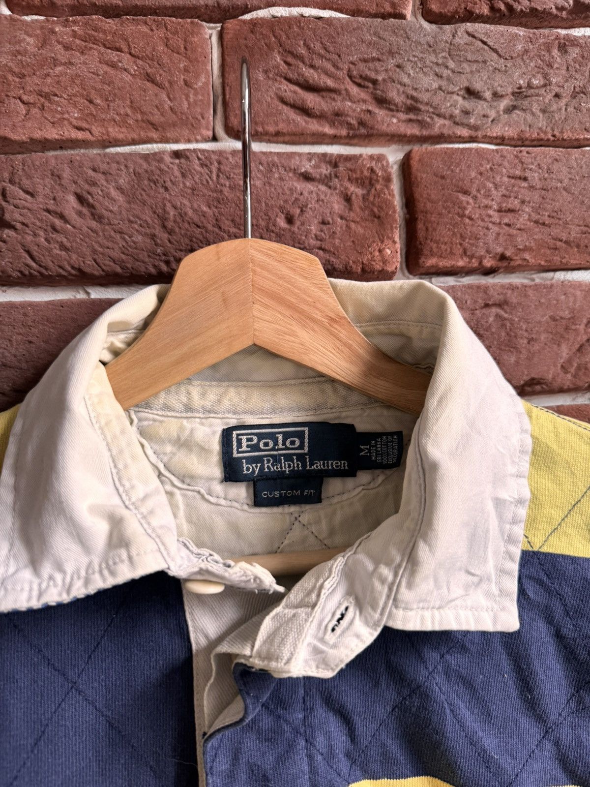 Polo Ralph Lauren Vintage Rugby Yellow Long Sleeve Polo Ralph Lauren PRL Size US M / EU 48-50 / 2 - 9 Thumbnail