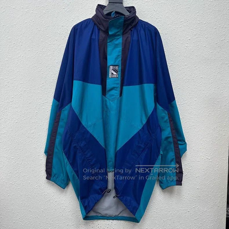 Balenciaga Balenciaga Logo Patchwork Colorblock Windbreaker Size US M / EU 48-50 / 2 - 1 Thumbnail