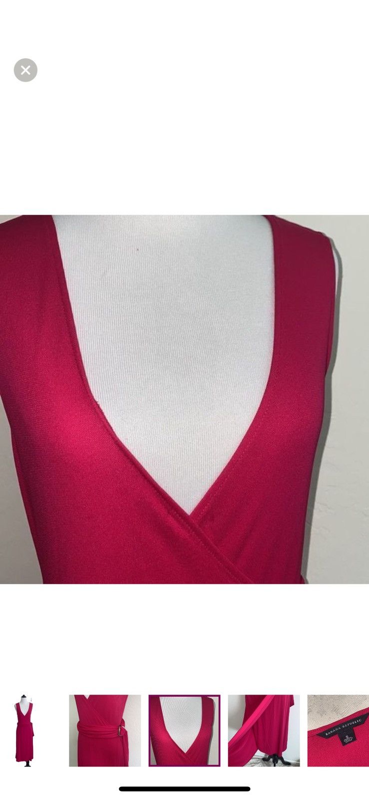 Banana Republic Banana republic small midi faux wrap dress Size S / US 4 / IT 40 - 5 Thumbnail