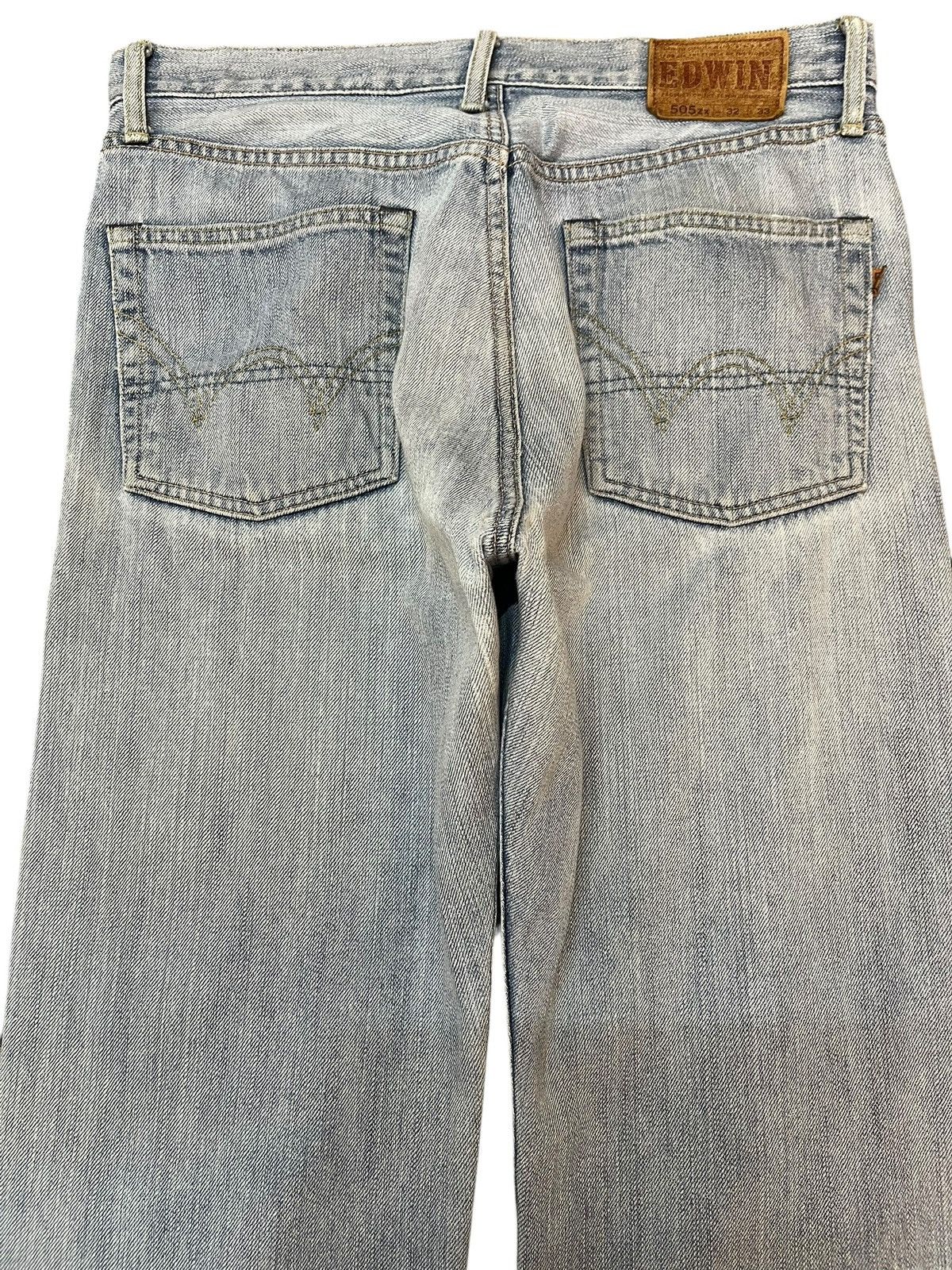 Edwin × Japanese Brand Vintage Edwin 505zx Selvedge Faded Denim Size US 32 / EU 48 - 7 Thumbnail