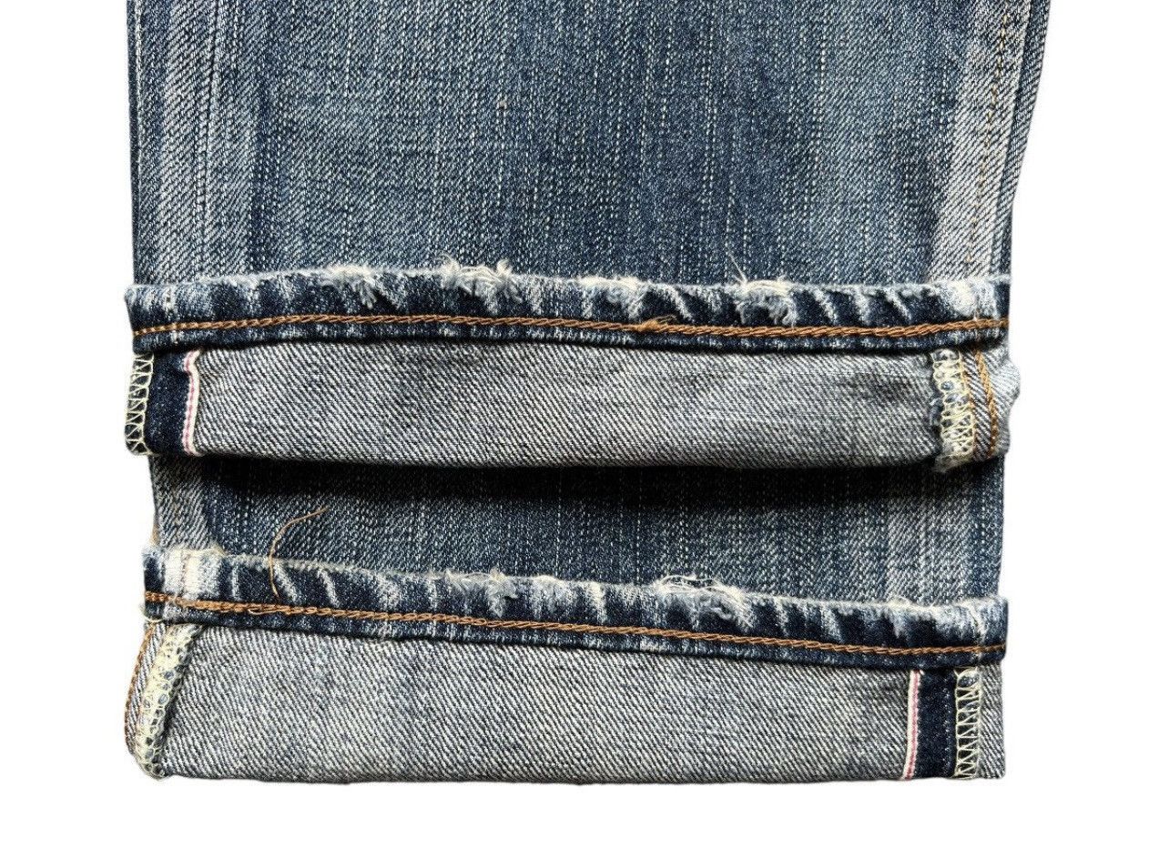 Edwin Vintage Edwin 505 Selvedge Distressed Denim Jeans 30x32 Size US 30 / EU 46 - 8 Thumbnail