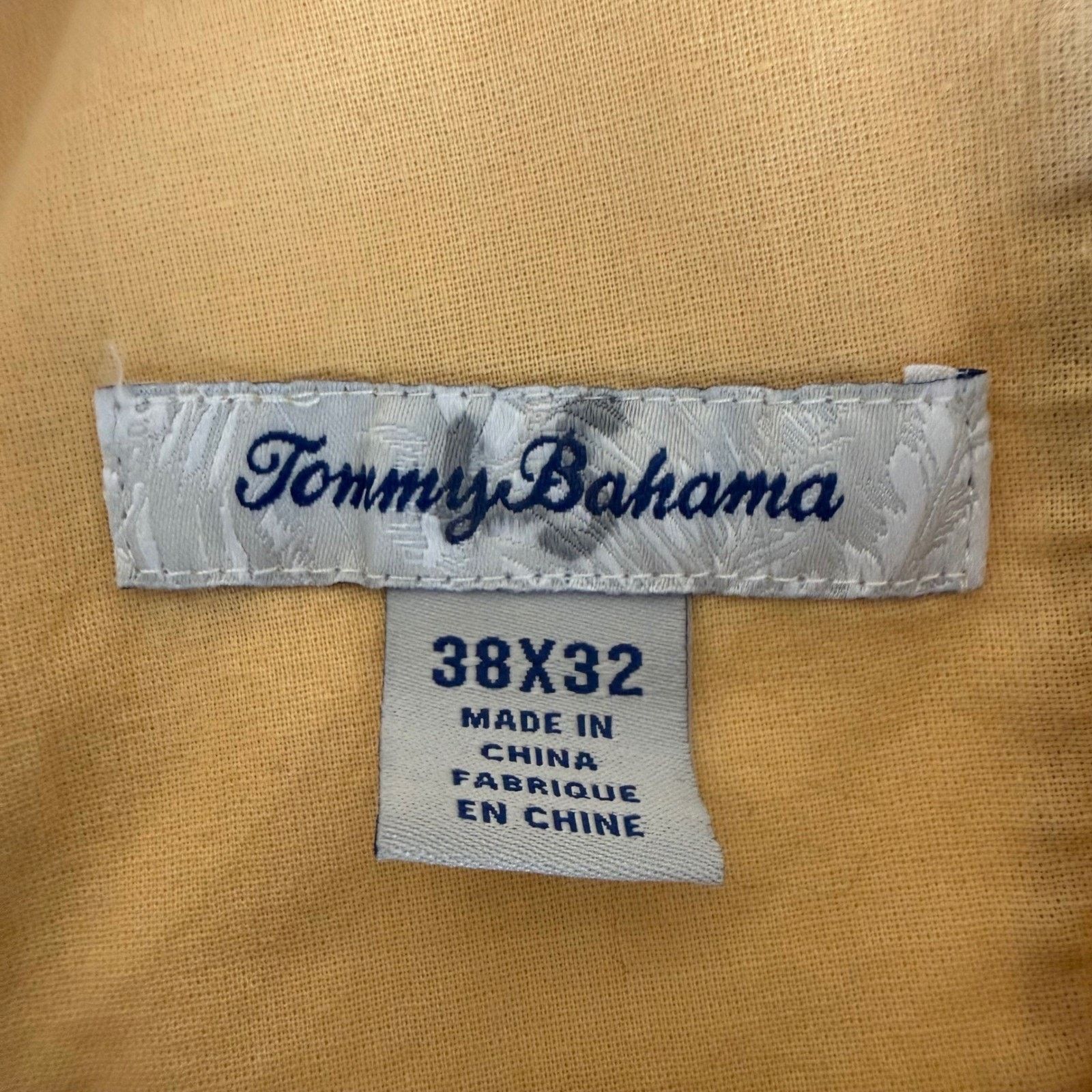Tommy Bahama Tommy Bahama Dress Pants Mens 38x32 Beige Silk Blend Size US 38 / EU 54 - 2 Thumbnail