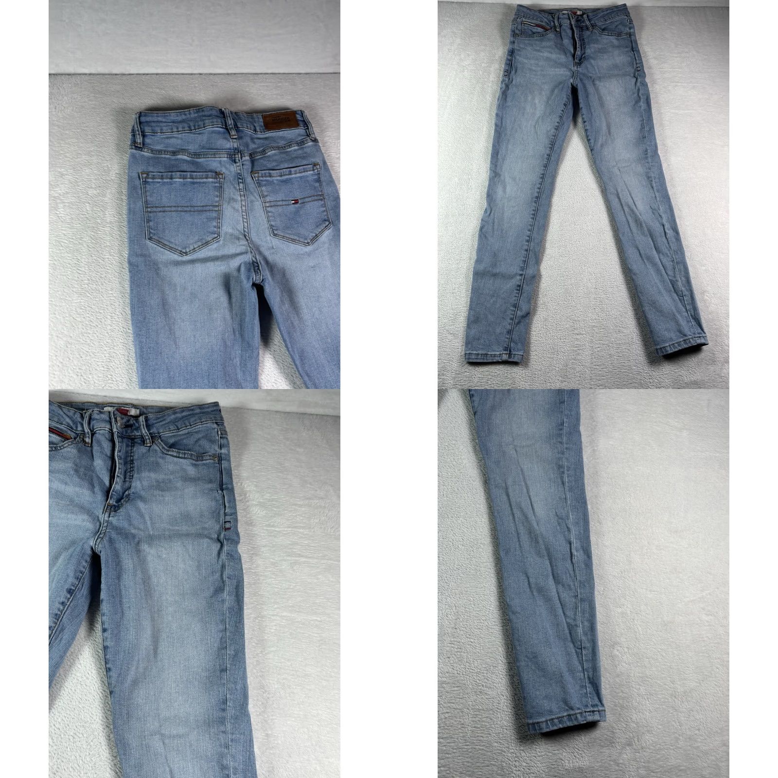 Tommy Hilfiger Tommy Hilfiger Jeans Women's Size 4 Blue Light Washed Straight Leg Denim Size 27" / US 4 / IT 40 - 9 Thumbnail
