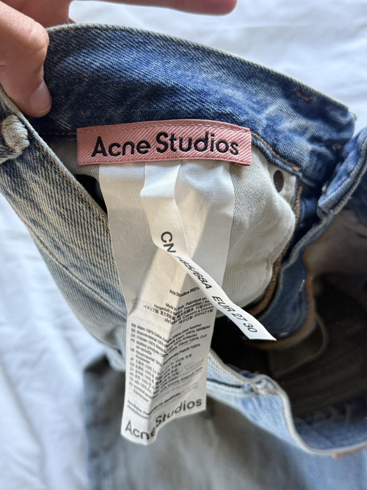 Acne Studios Acne Studios 2021M Penicillin Denim Size US 27 - 4 Thumbnail